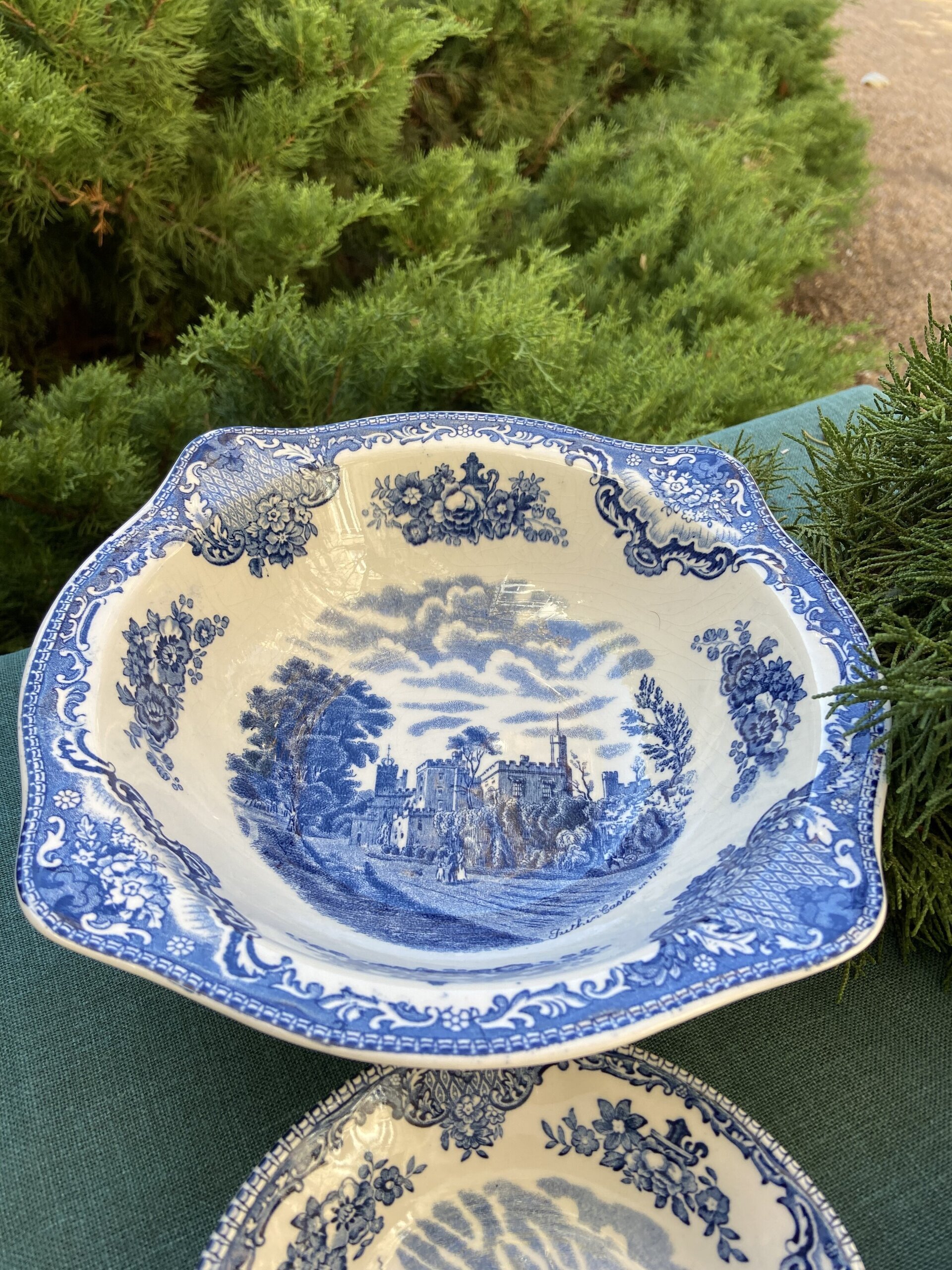 Bol G. y 6 boles en loza inglesa "Johson Bros" - 2