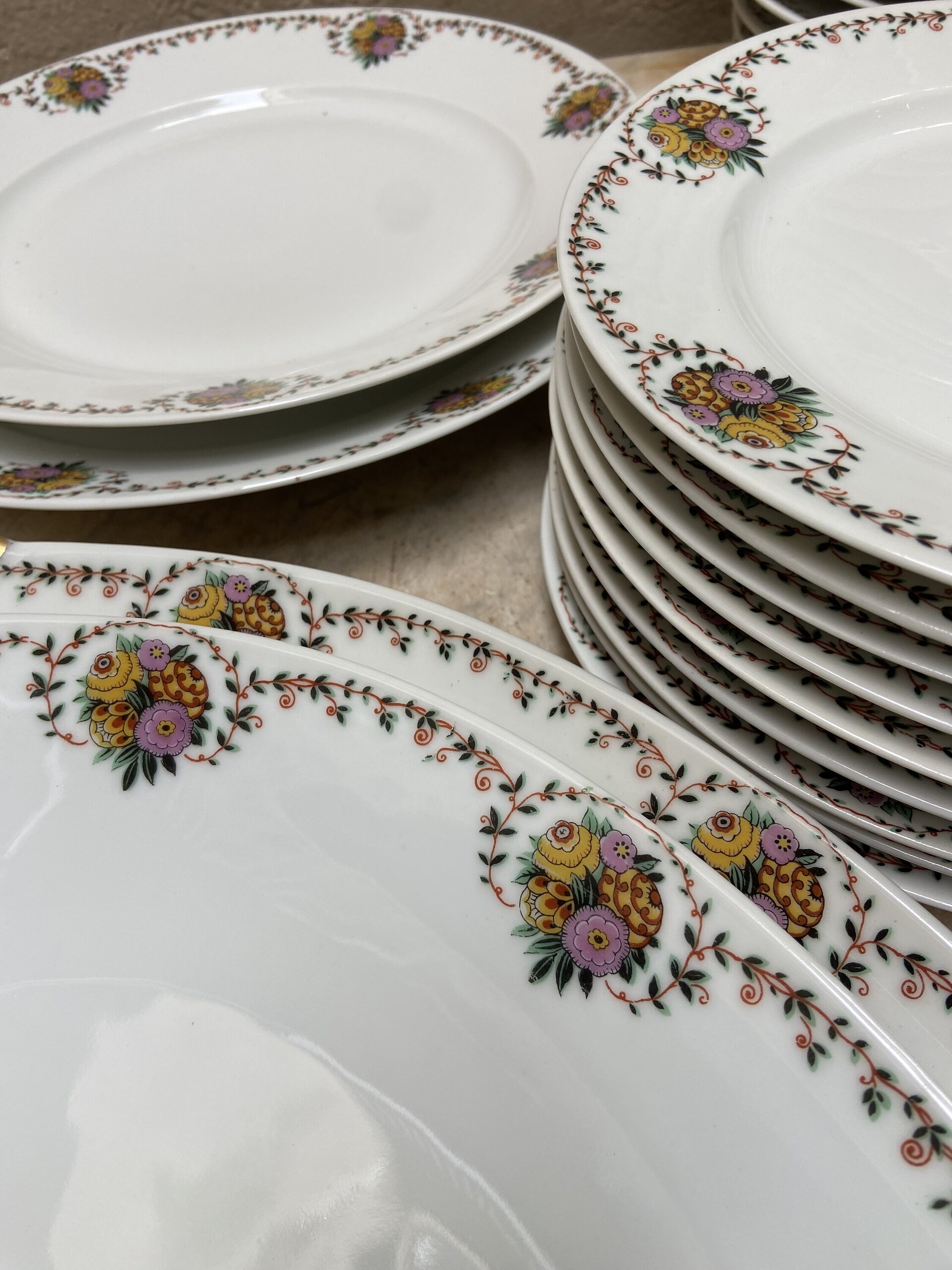 -Vajilla en fina porcelana francesa de Limoges "Raynaud & Cº" - 3