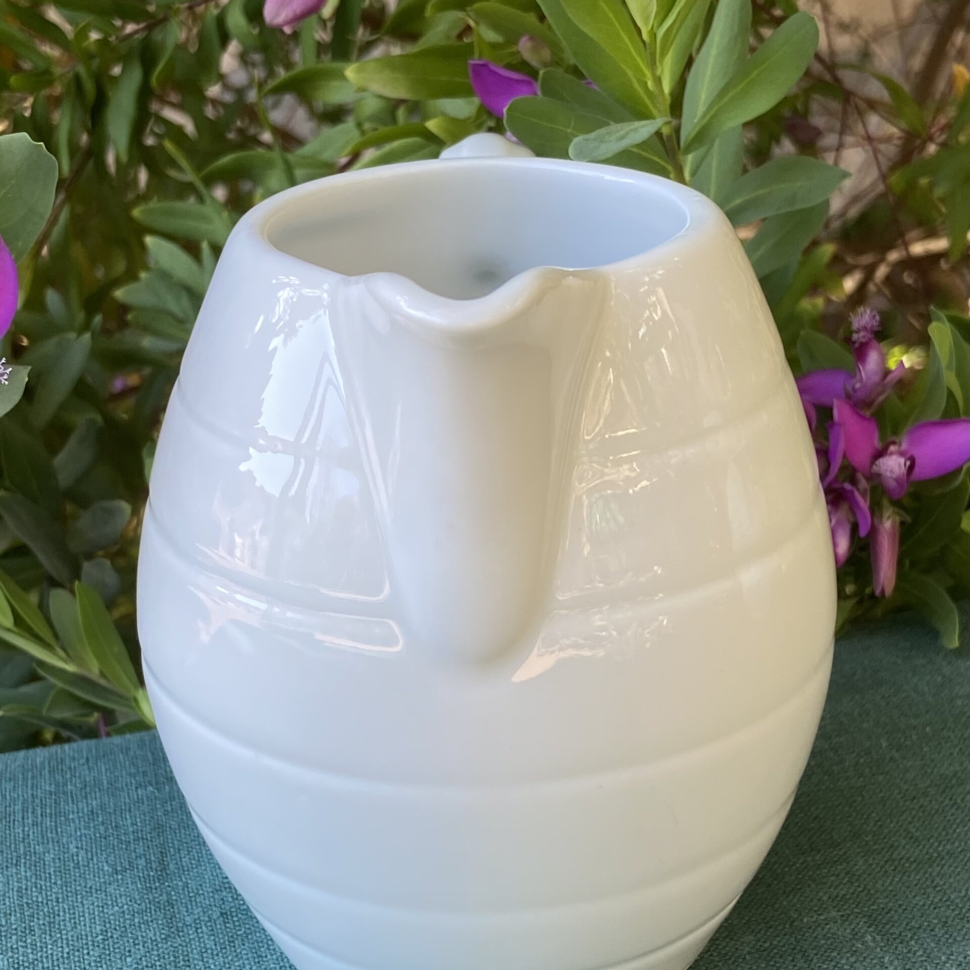 Jarra porcelana blanca - 2