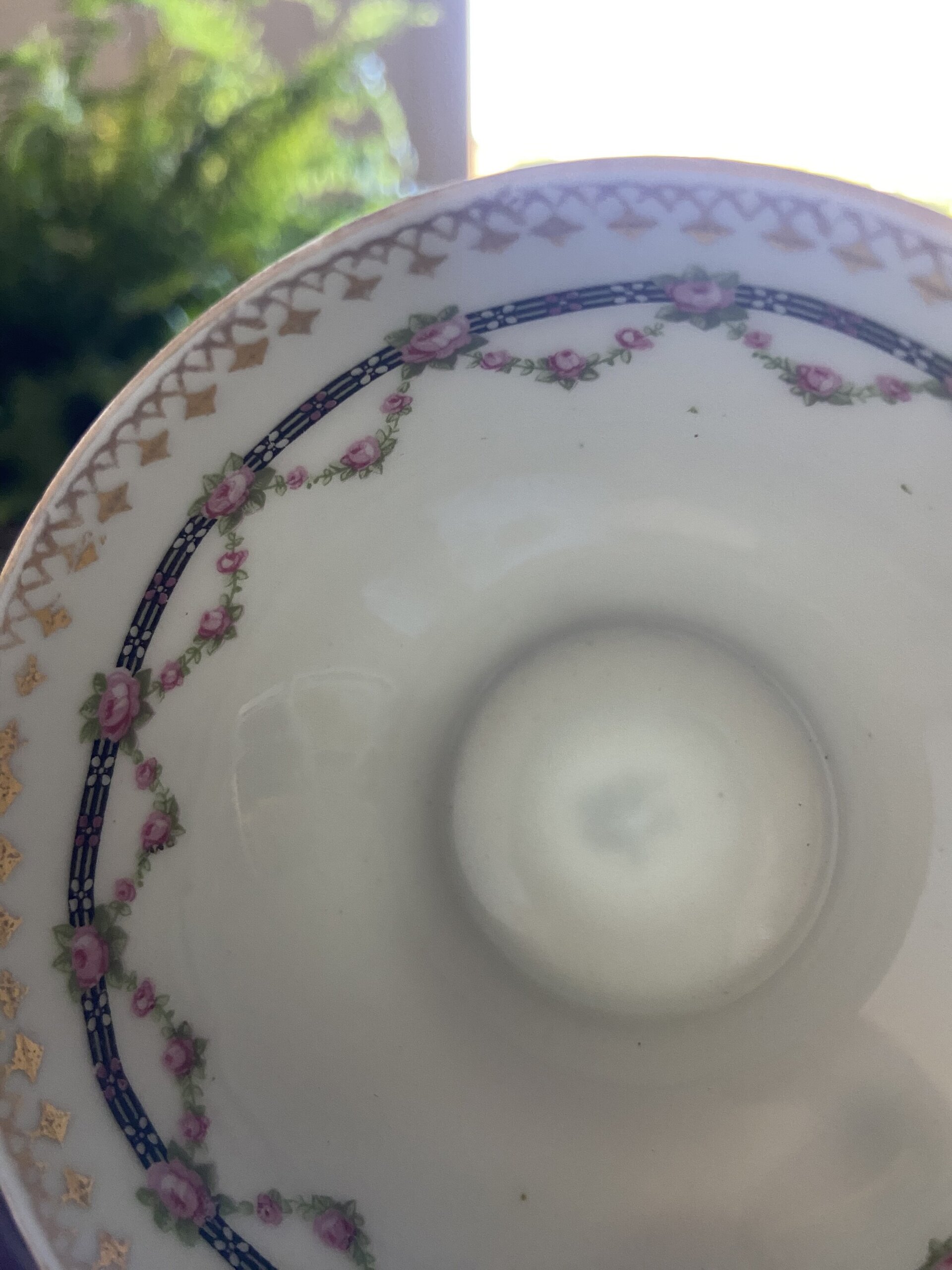 6 tazas de café en fina porcelana alemana "Silesia". - 6