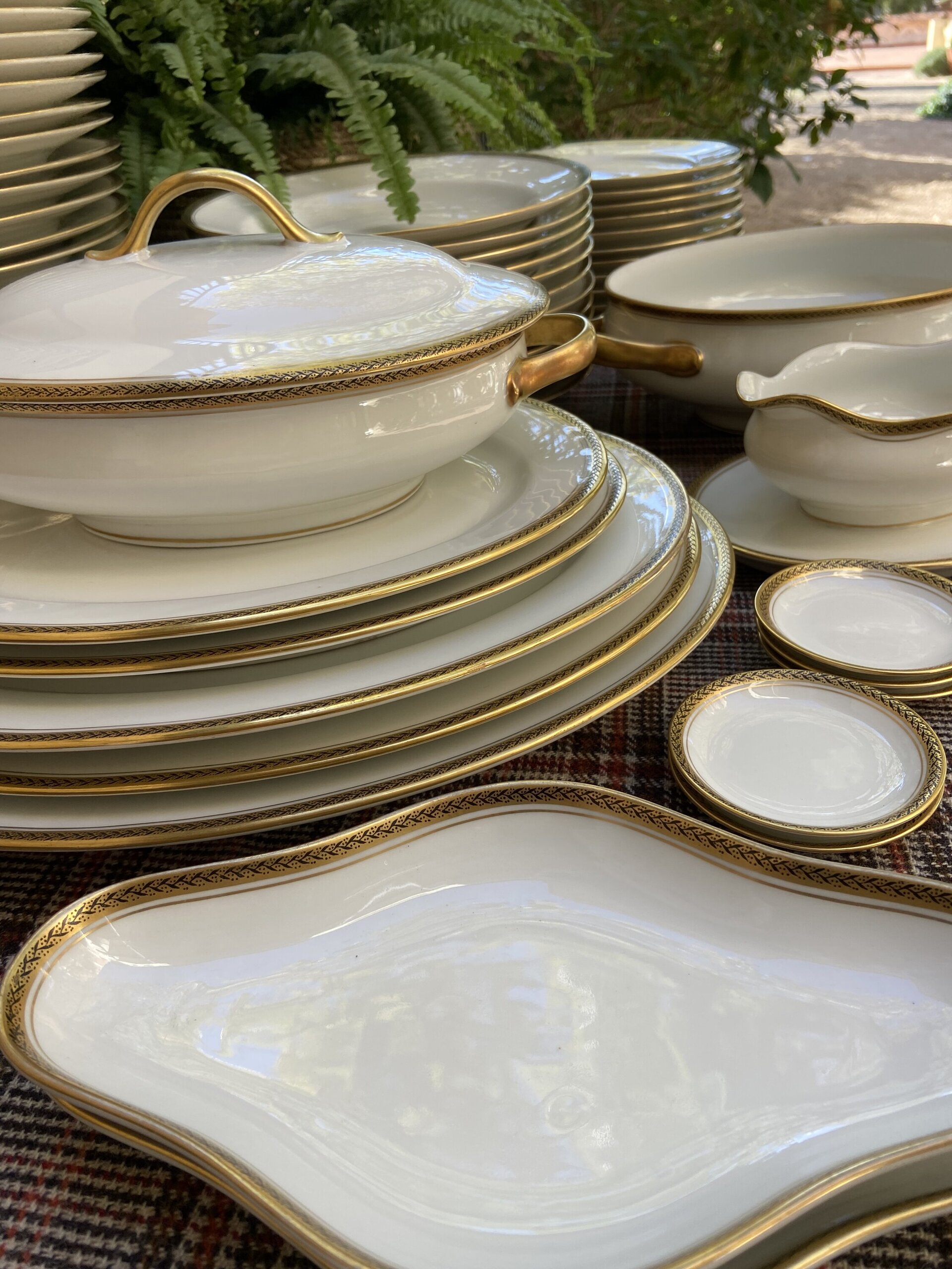 Vajilla en porcelana francesa "Haviland" Limoges. - 5