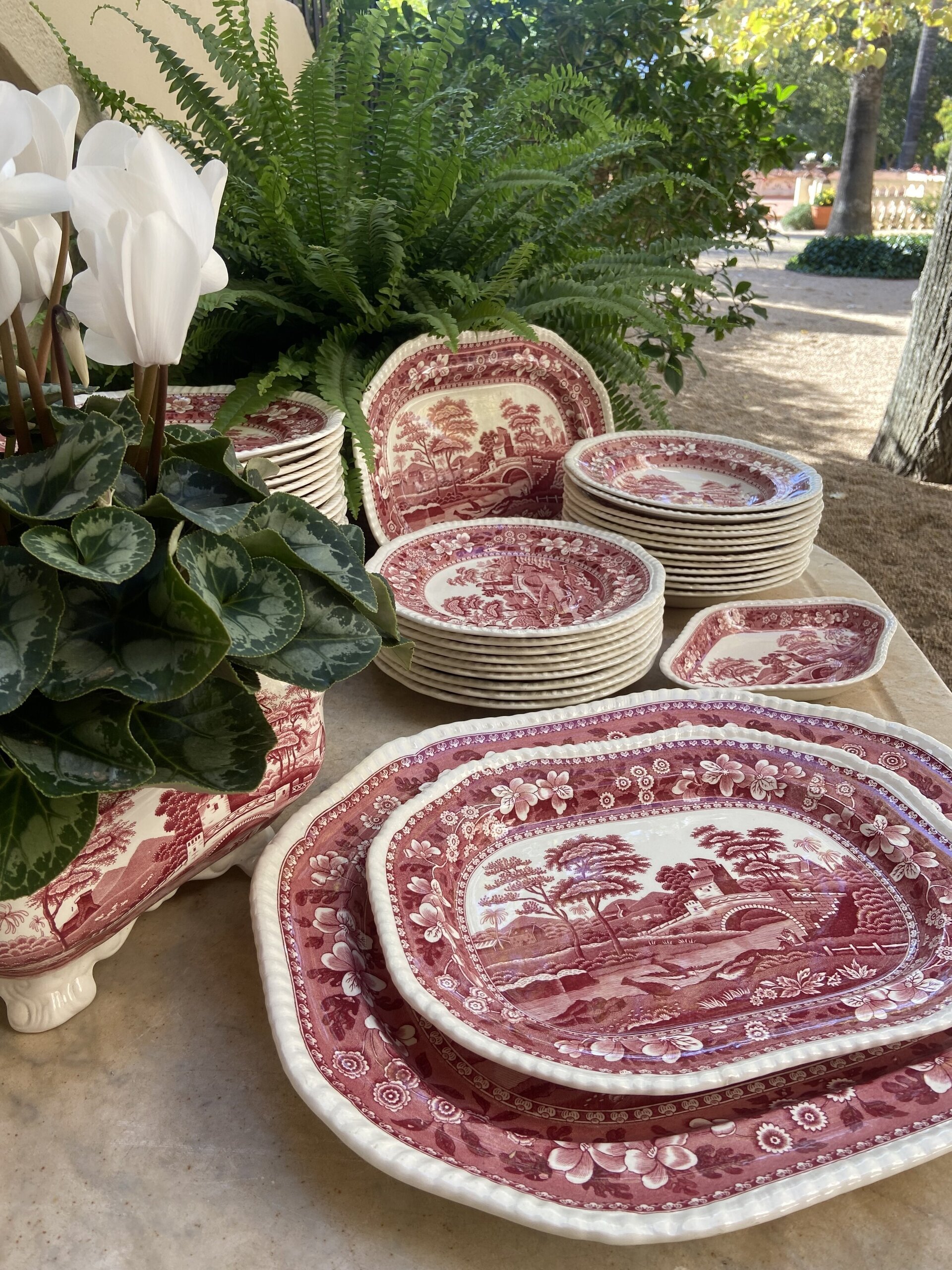 Vajilla en loza inglesa "Spode". - 6