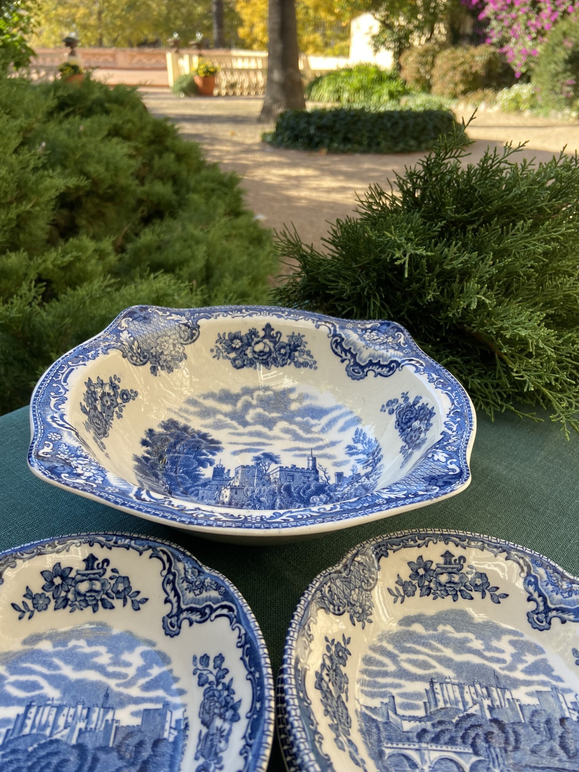 Bol G. y 6 boles en loza inglesa "Johson Bros" - 5