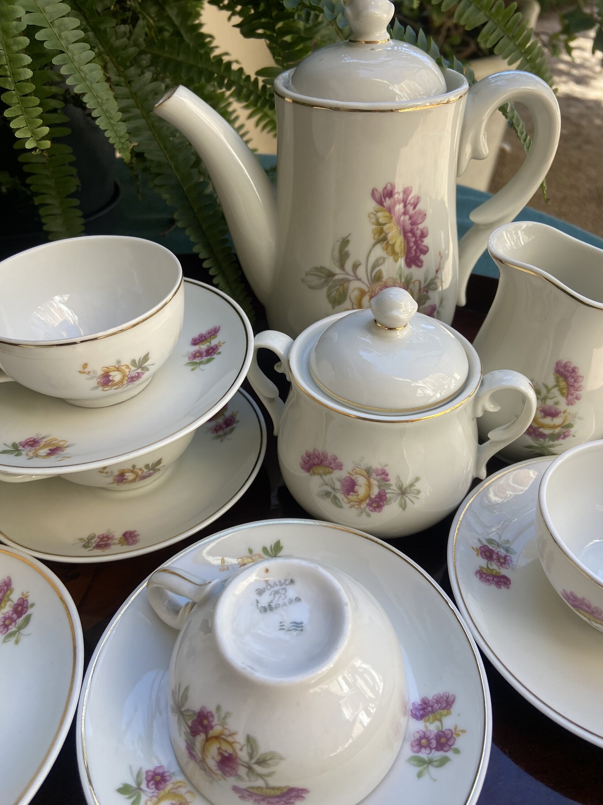 Juego de café en porcelana "Bidasoa" - 6