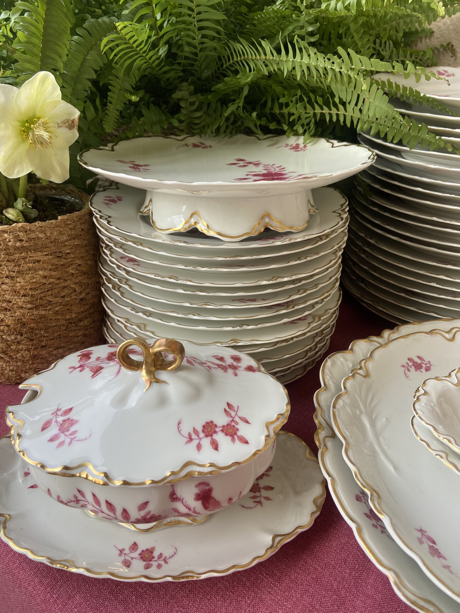 Vajilla en porcelana francesa de Limoges, "Haviland" - 8