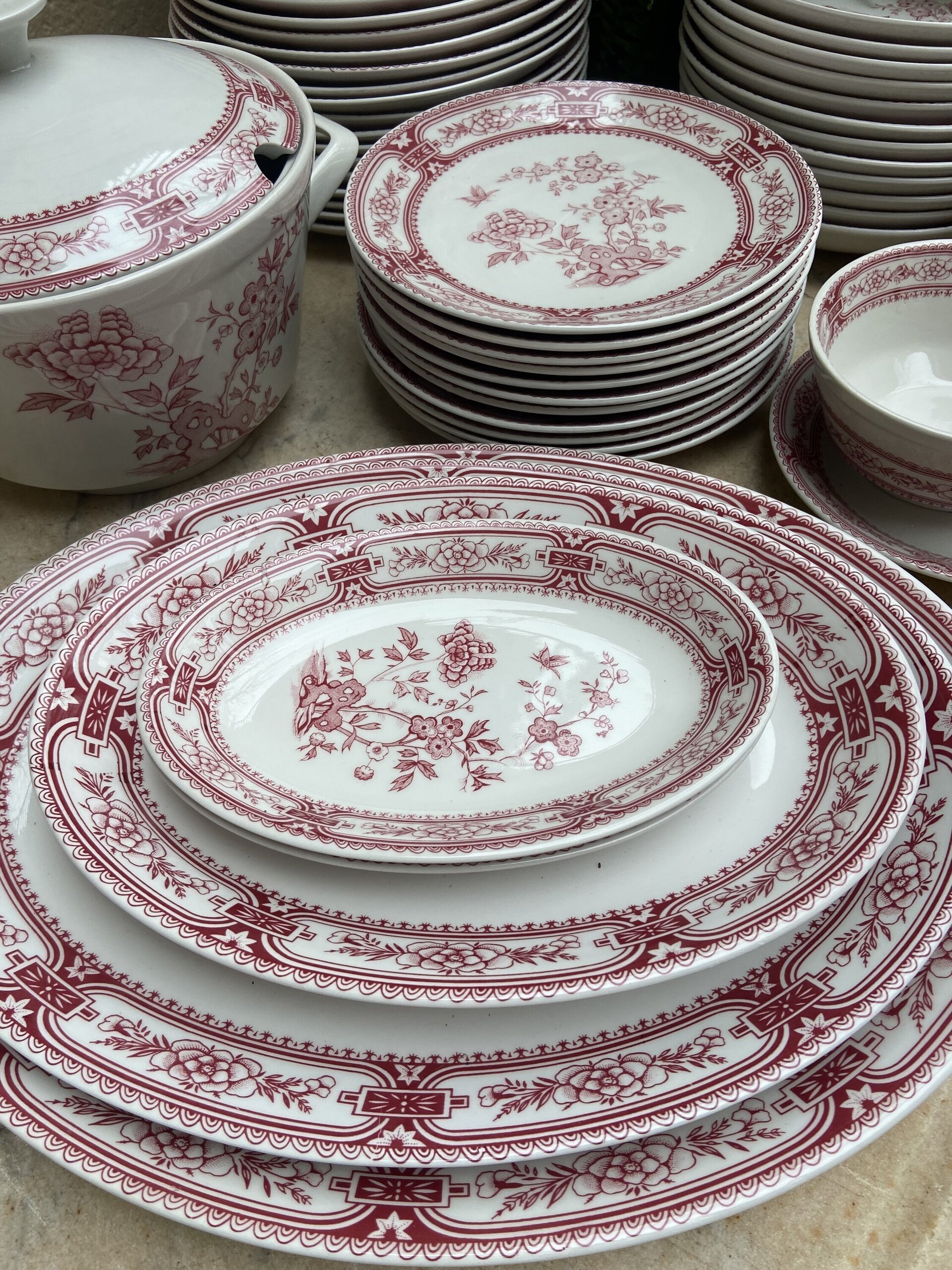 Vajilla en loza "Ibero Tanagra" Santander - 2