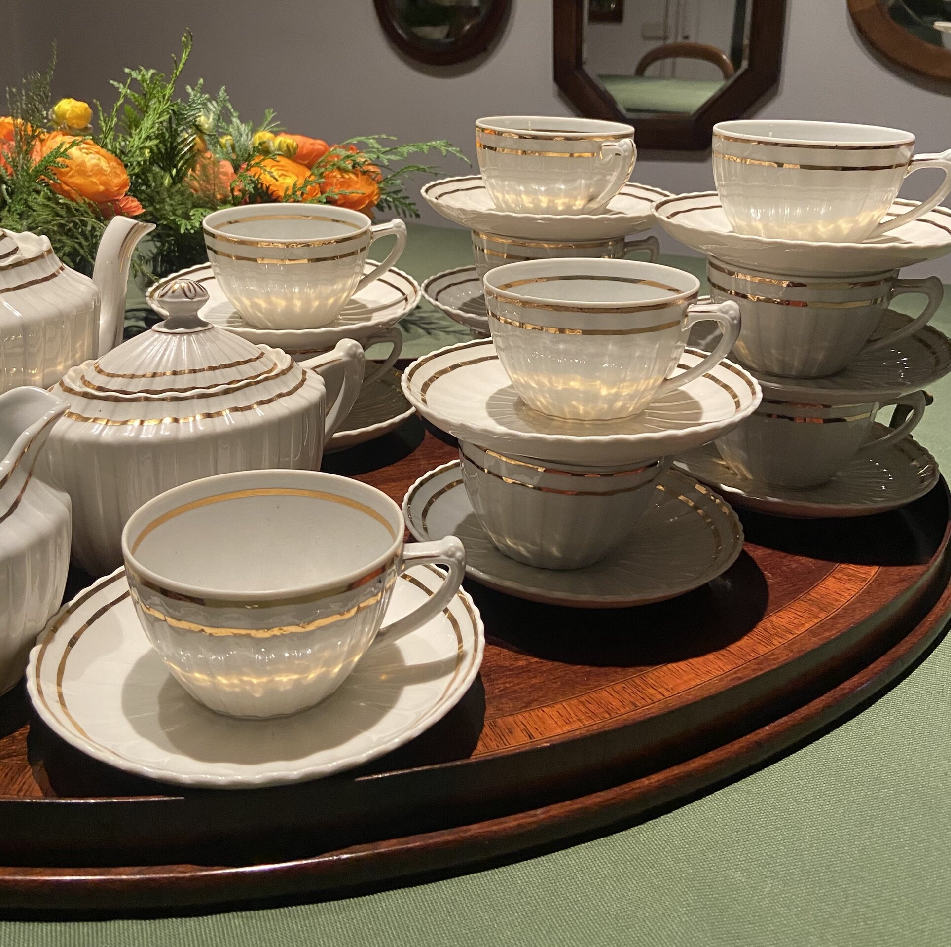 Juego de té en porcelana "Saint Claire" - 2