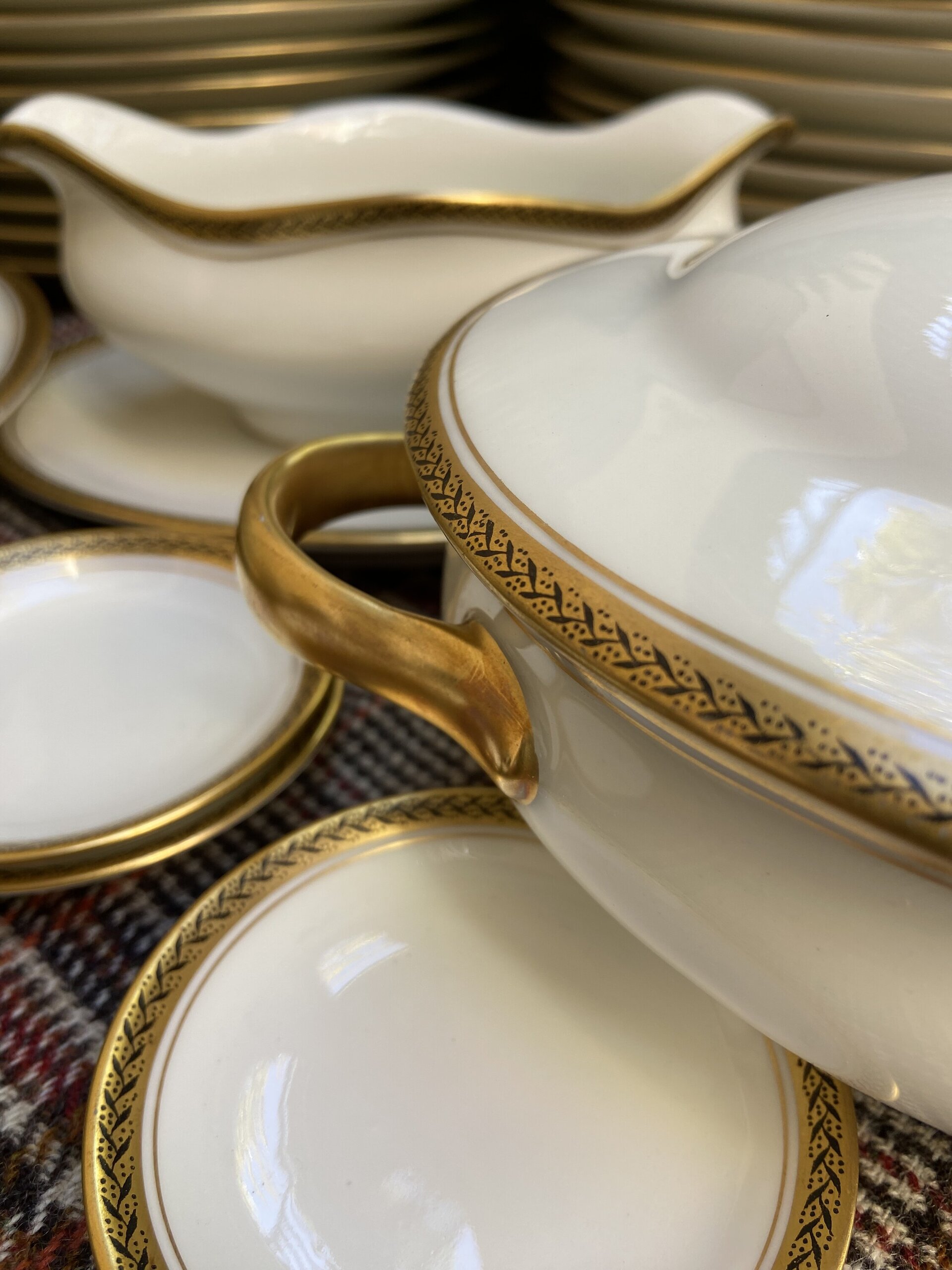 Vajilla en porcelana francesa "Haviland" Limoges. - 3