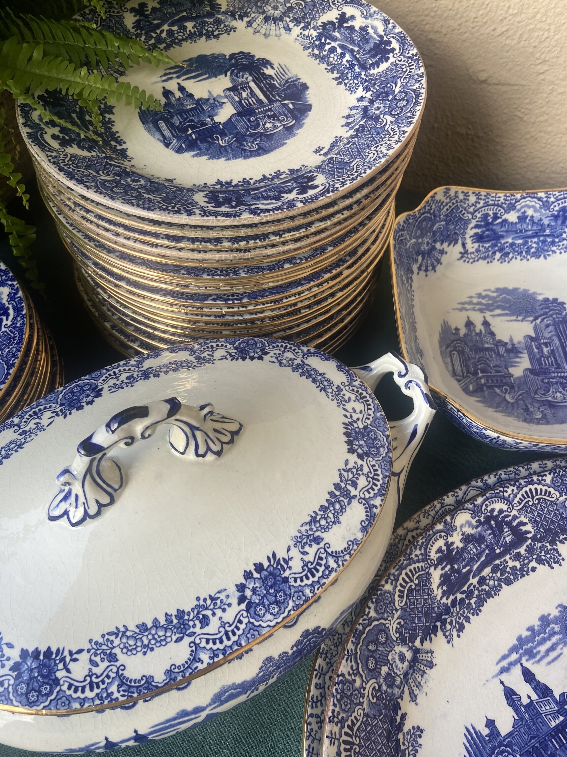 Vajilla "Pickman S.A." La Cartuja de Sevilla. (mod. Vistas). - 11