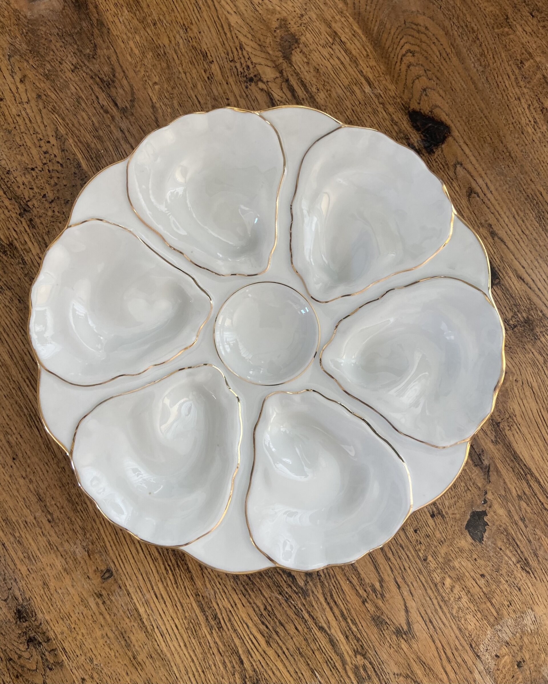 Platos para ostras en prcelana francesa "porcelaine d´art J.R." - 3