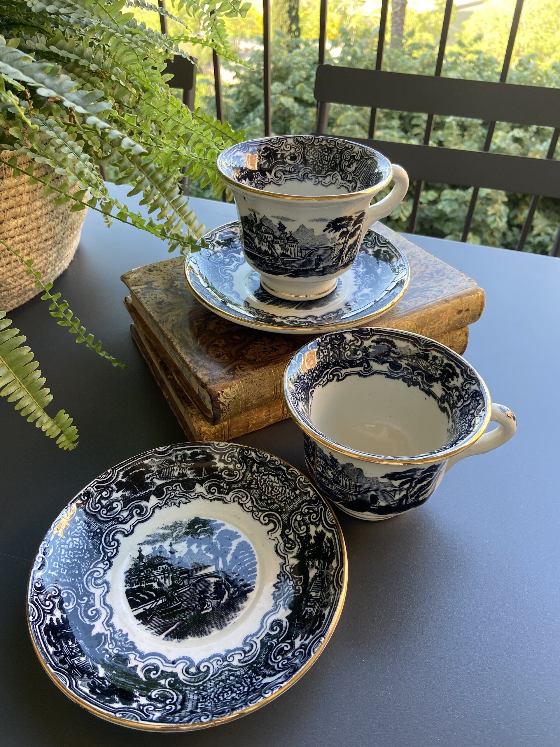 2 tazas desayuno "Pickman S.A. Sevilla/Cartuja" - 1