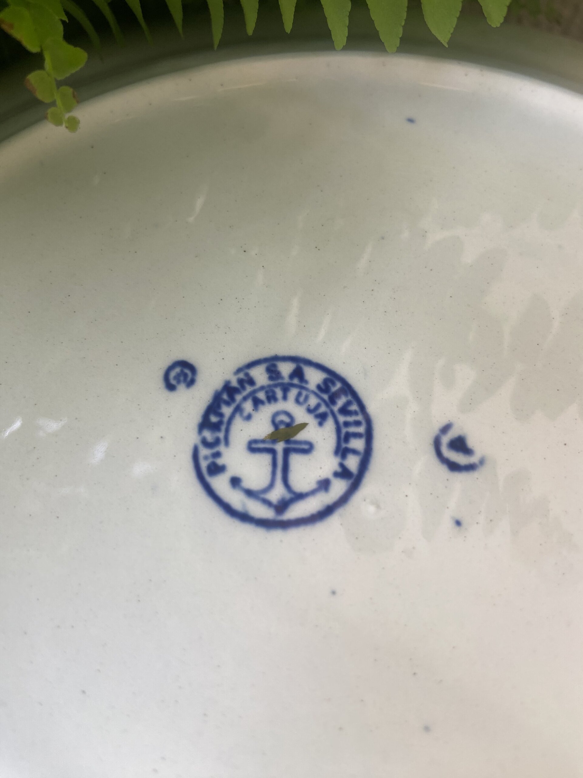 Vajilla "Pickman S.A." La Cartuja de Sevilla. (mod. Vistas). - 13