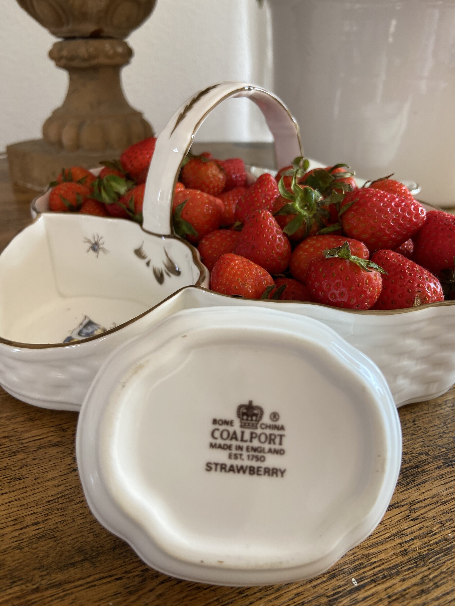 Cesta en porcelana inglesa "Copeland". - 14