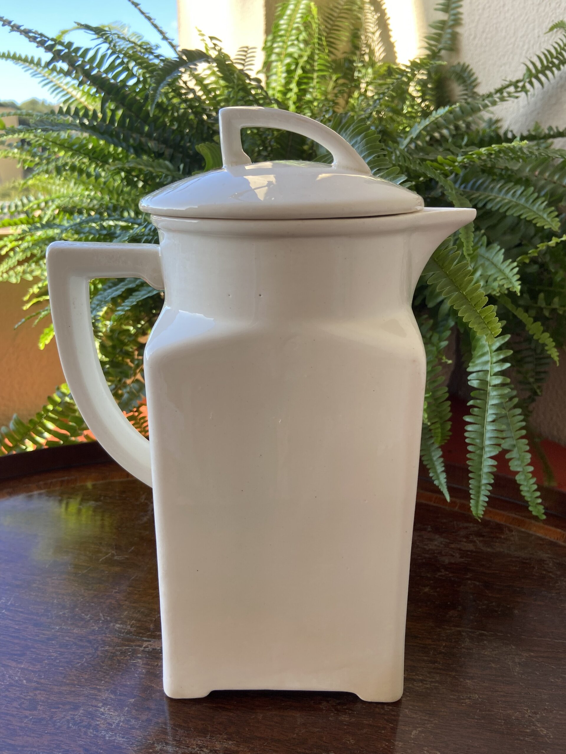 Jarra cuadrada el loza francesa - 3