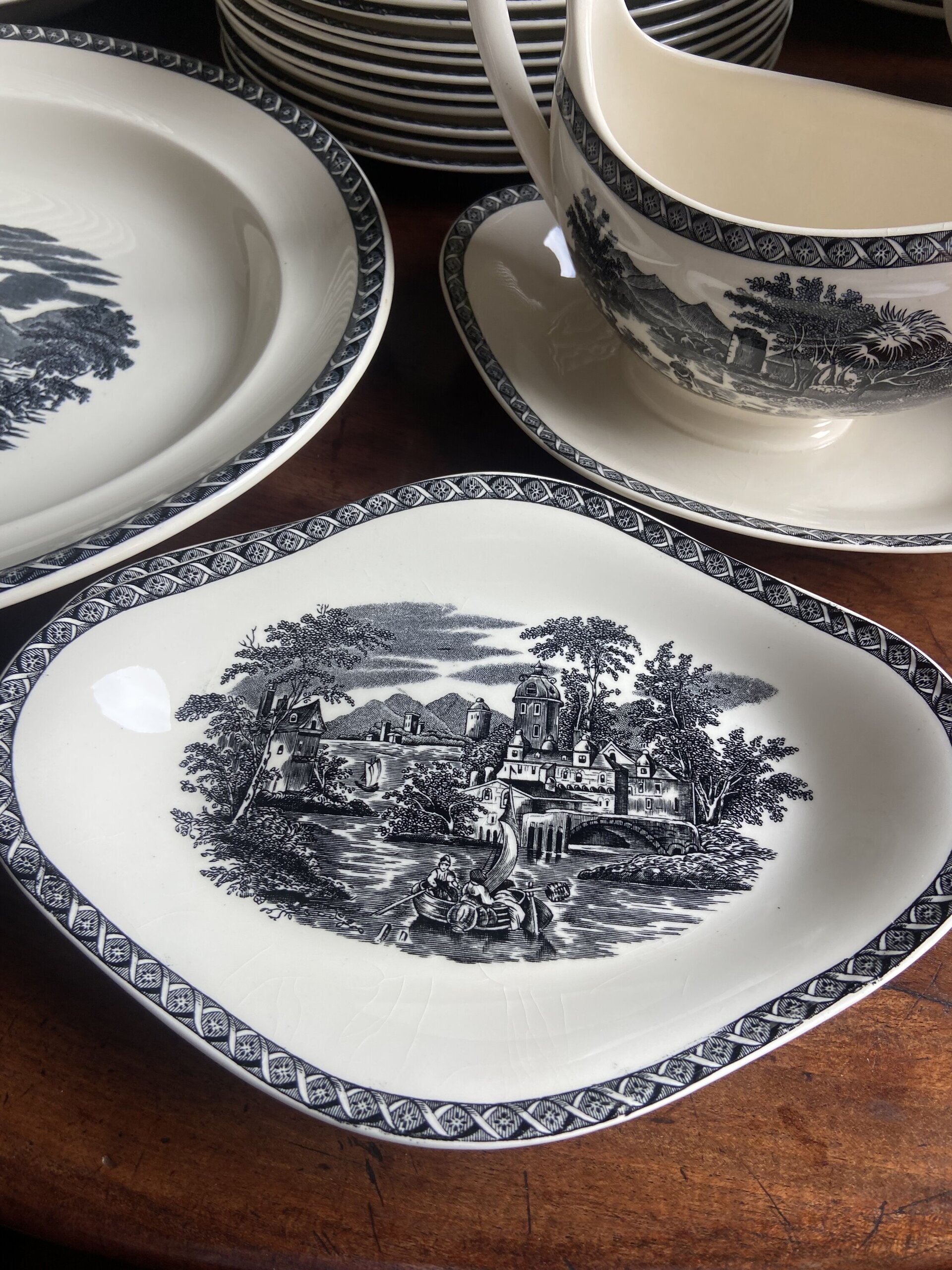 Vajilla en porcelana inglesa "Wedgwood" (mod. Lugano) - 4