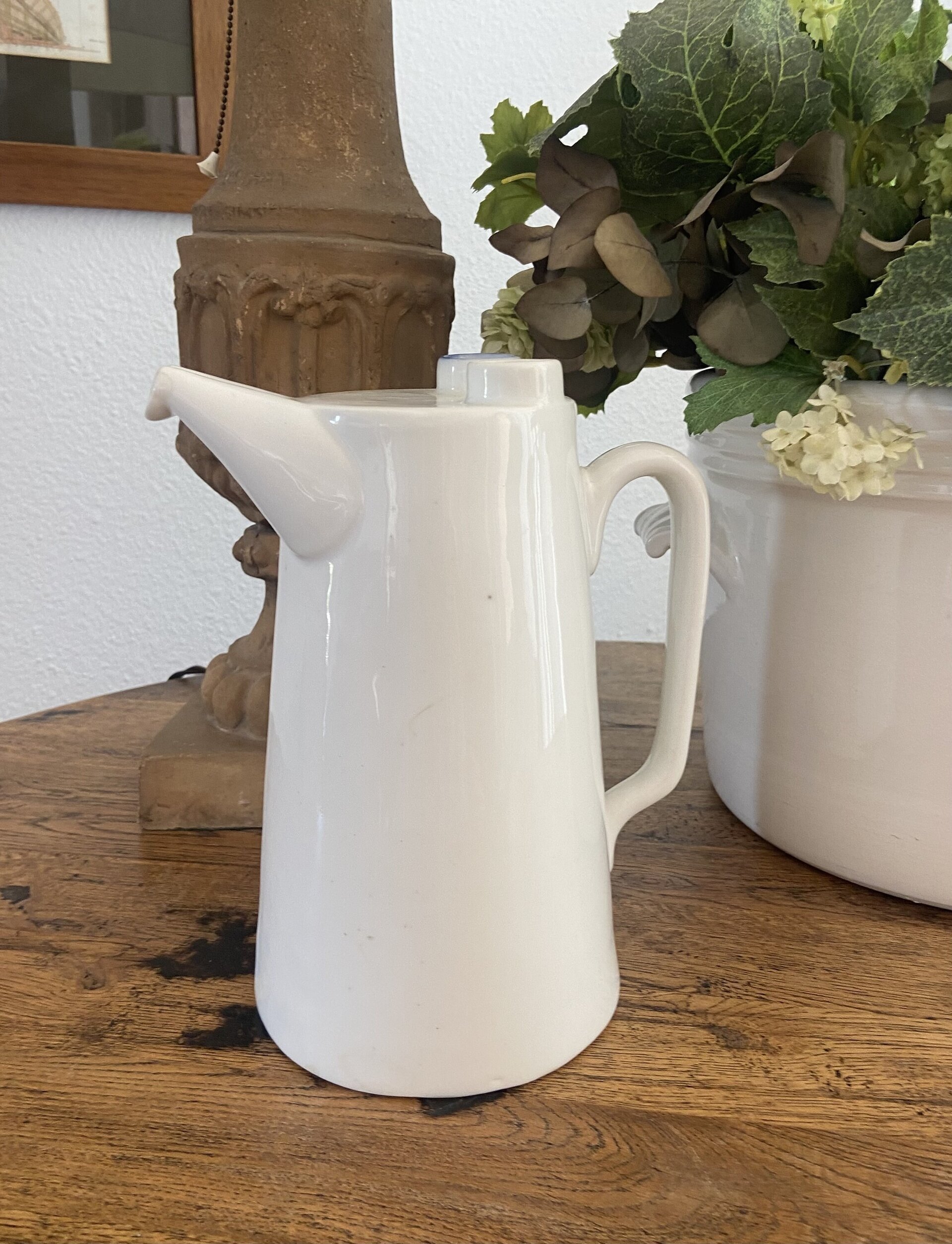 Jarra en porcelana francesa para hacer agua de "Seltz". - 1