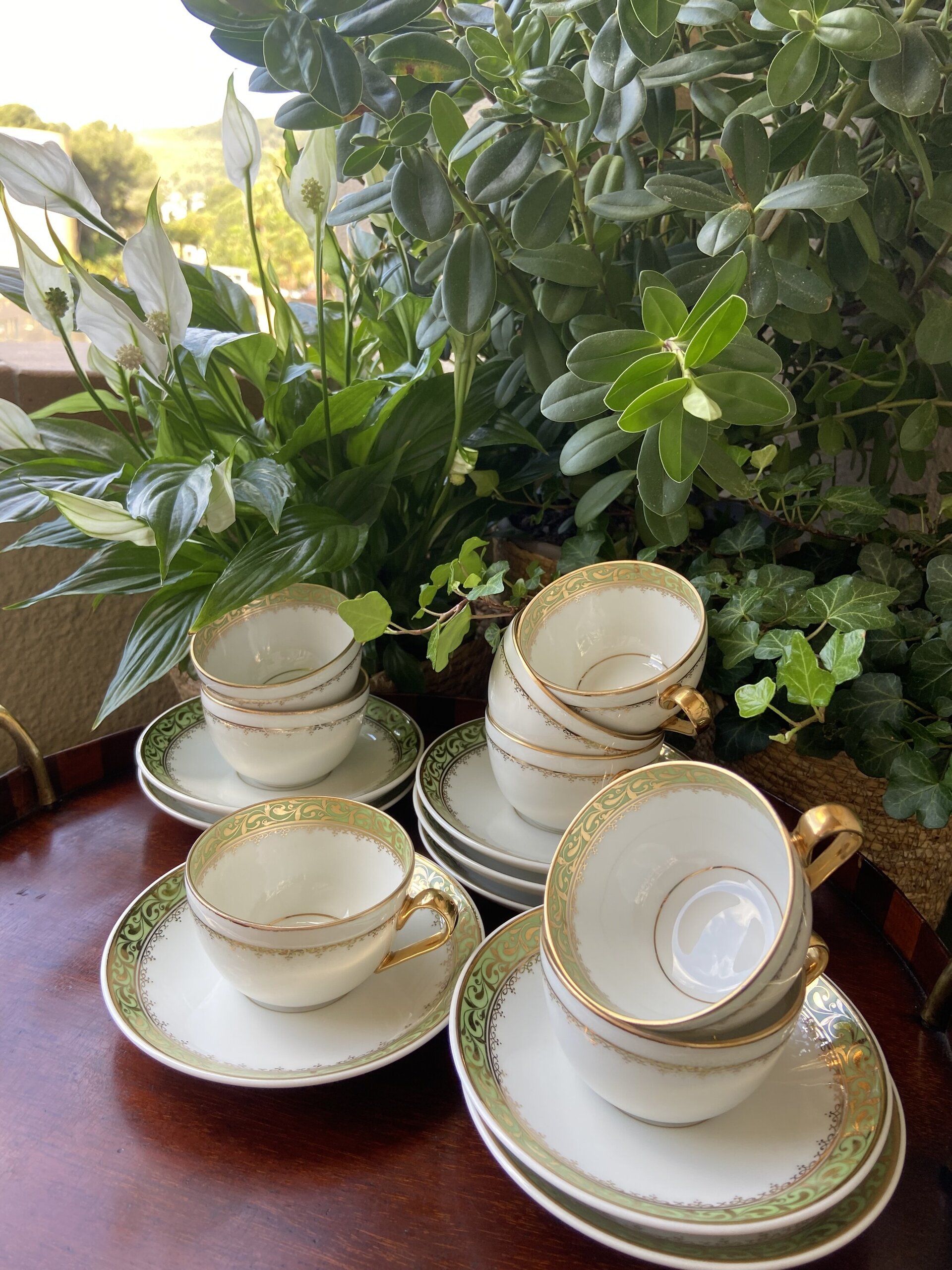 8 tazas de café en porcelana "Bidasoa". - 3