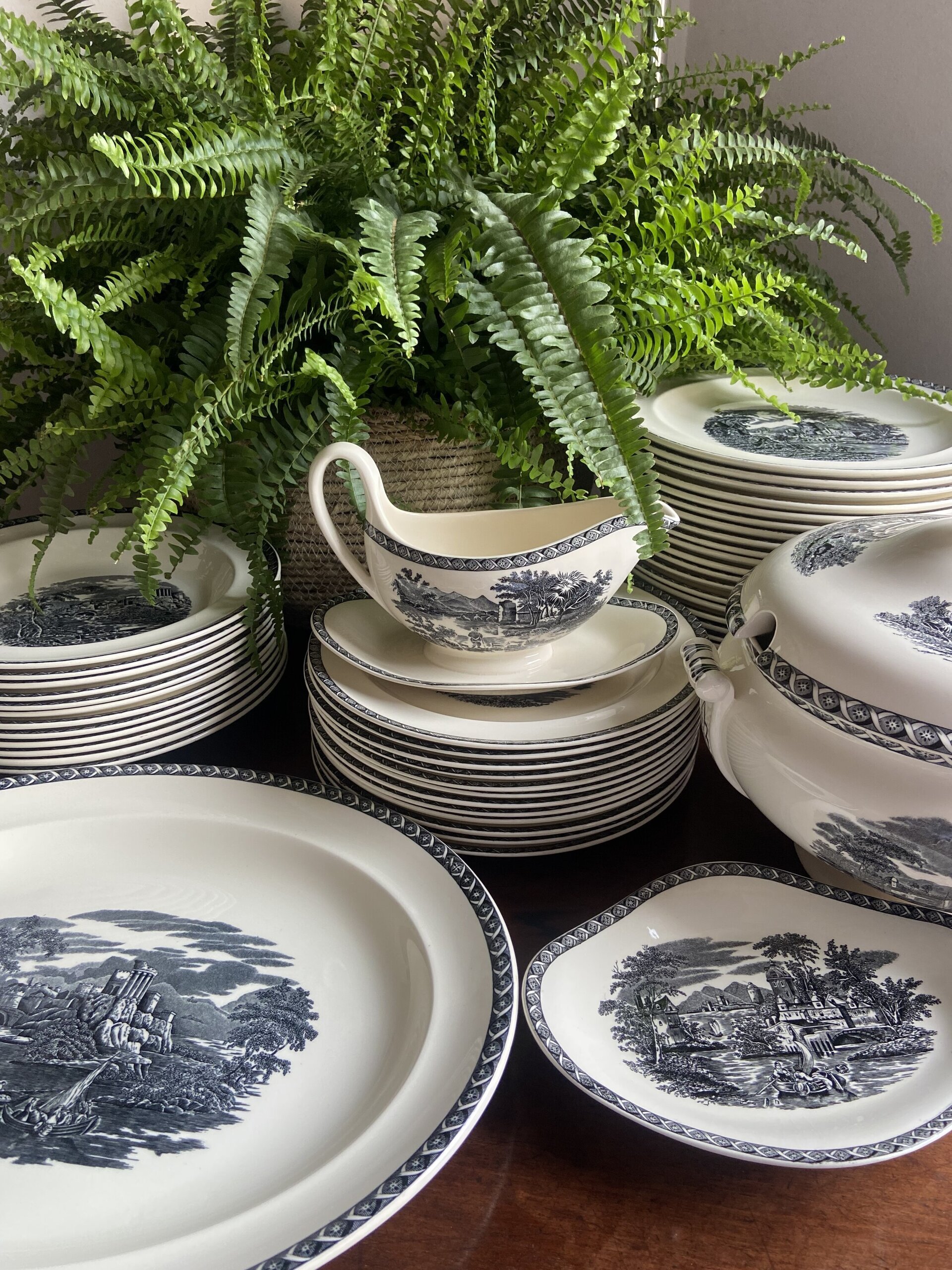 Vajilla en porcelana inglesa "Wedgwood" (mod. Lugano) - 10