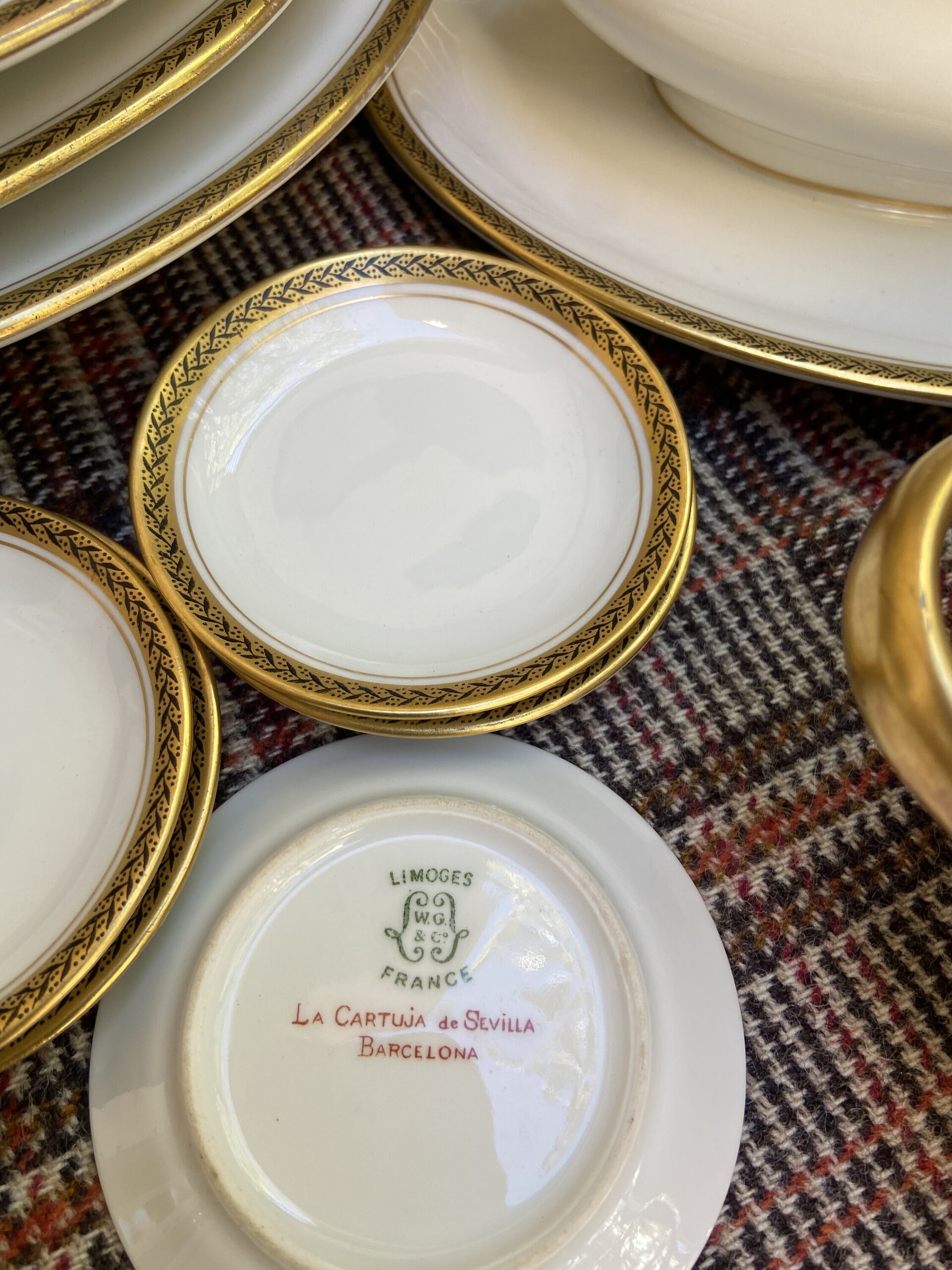 Vajilla en porcelana francesa "Haviland" Limoges. - 8