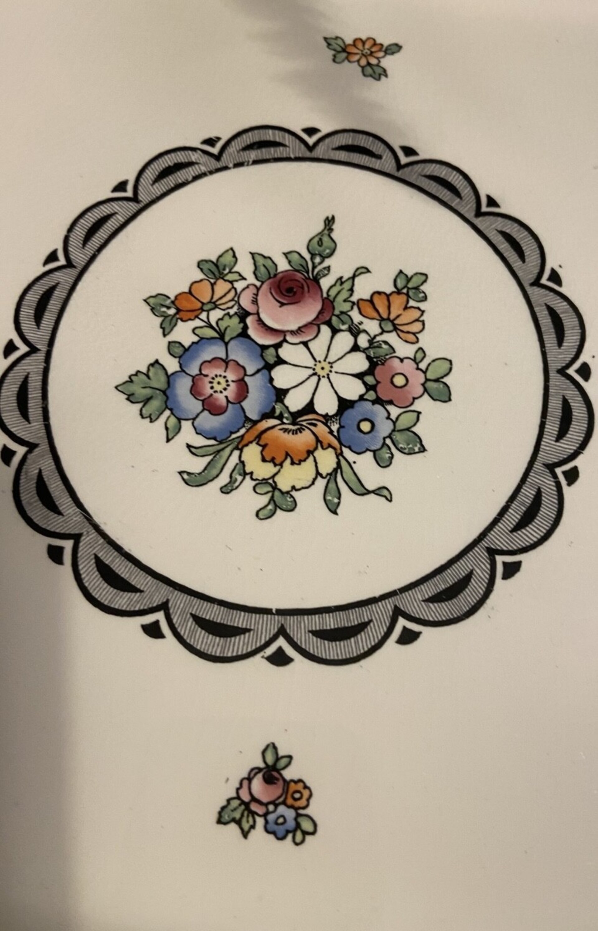 Fuente en cerámica alemana RVR (Roesler, Volg, Reiss) - 4