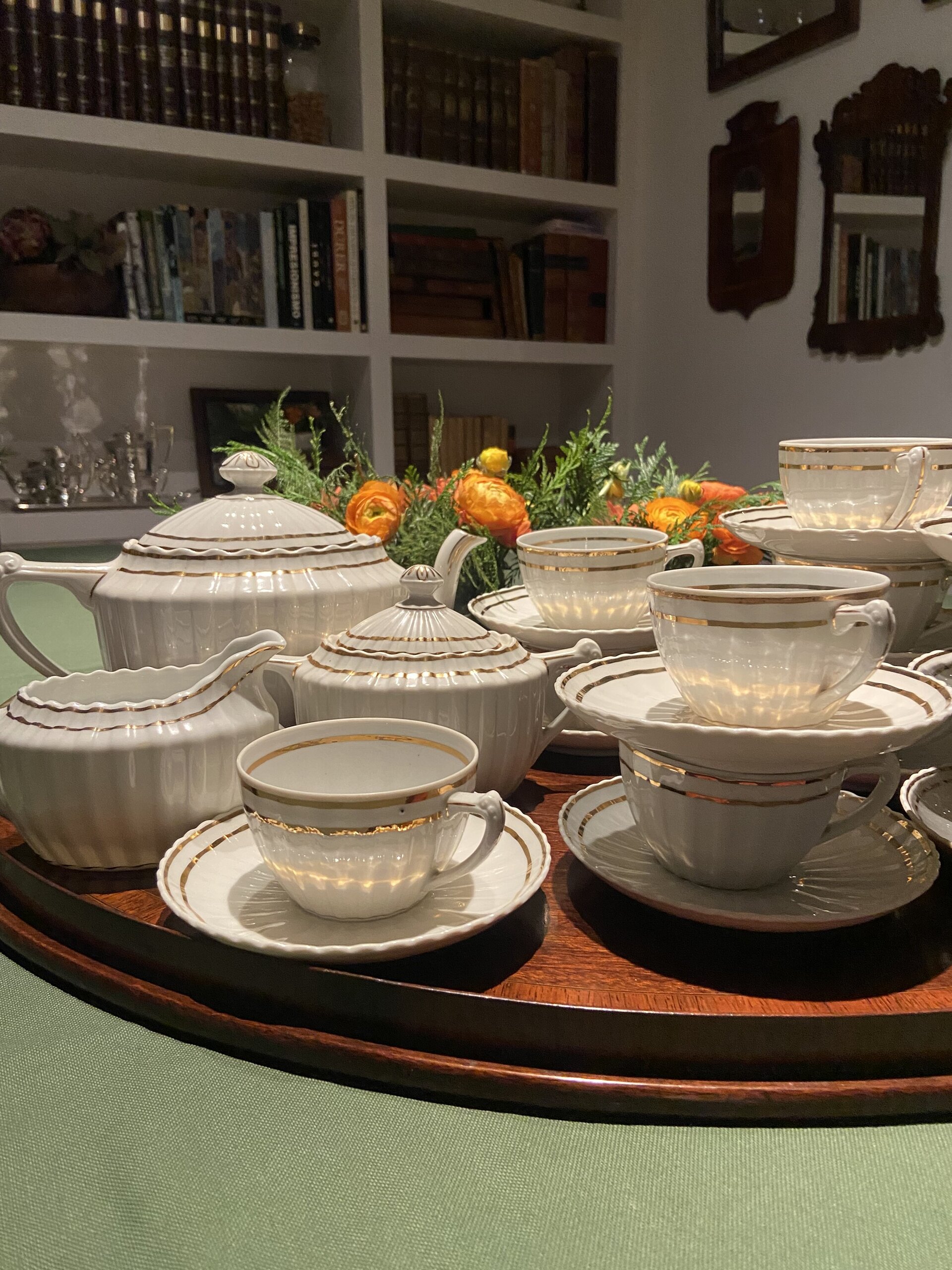 Juego de té en porcelana "Saint Claire" - 5