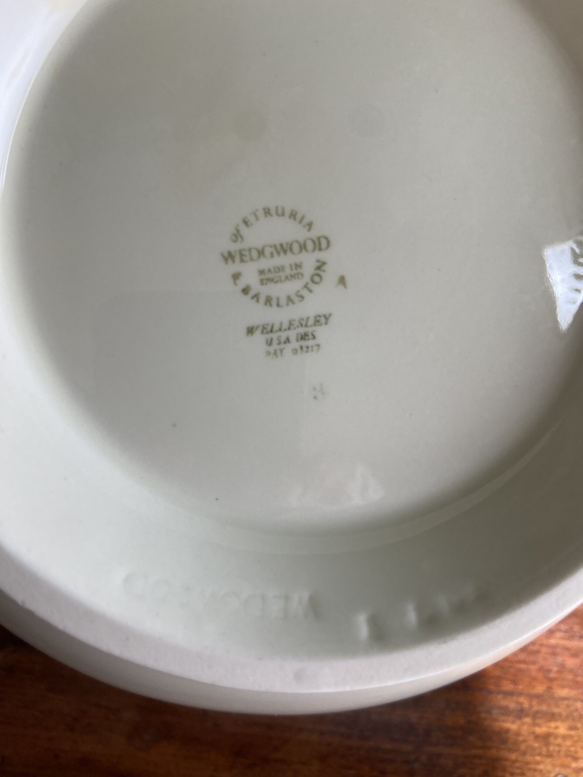 Sopera en porcelana inglesa "Wedgwood" (mod.Barlaston) - 7