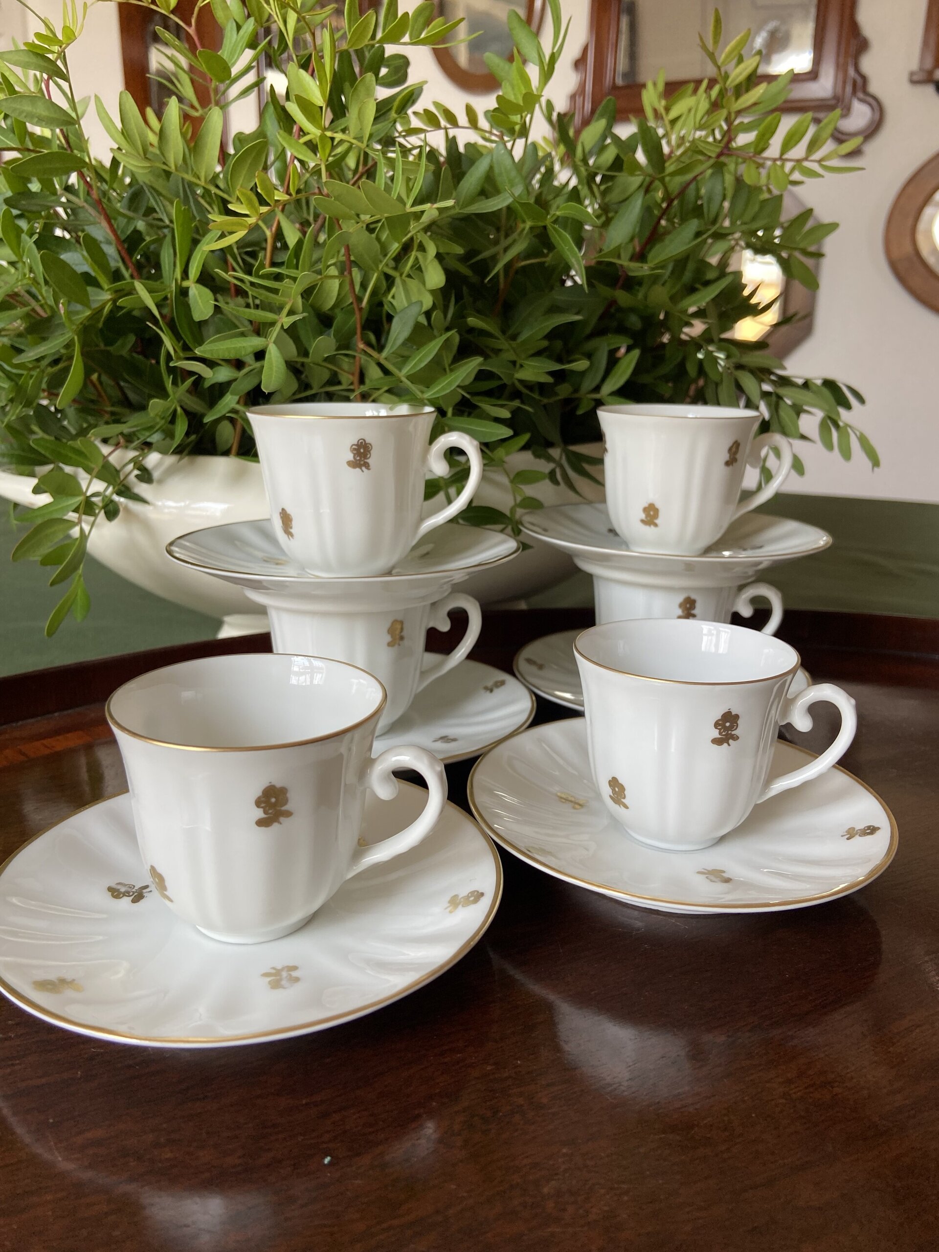 Tazas café fina porcelana "Bidasoa" - 1