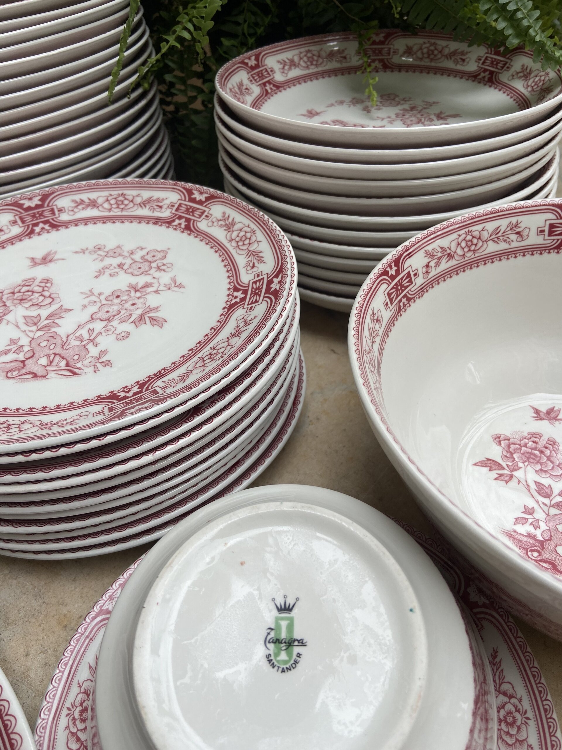 Vajilla en loza "Ibero Tanagra" Santander - 5