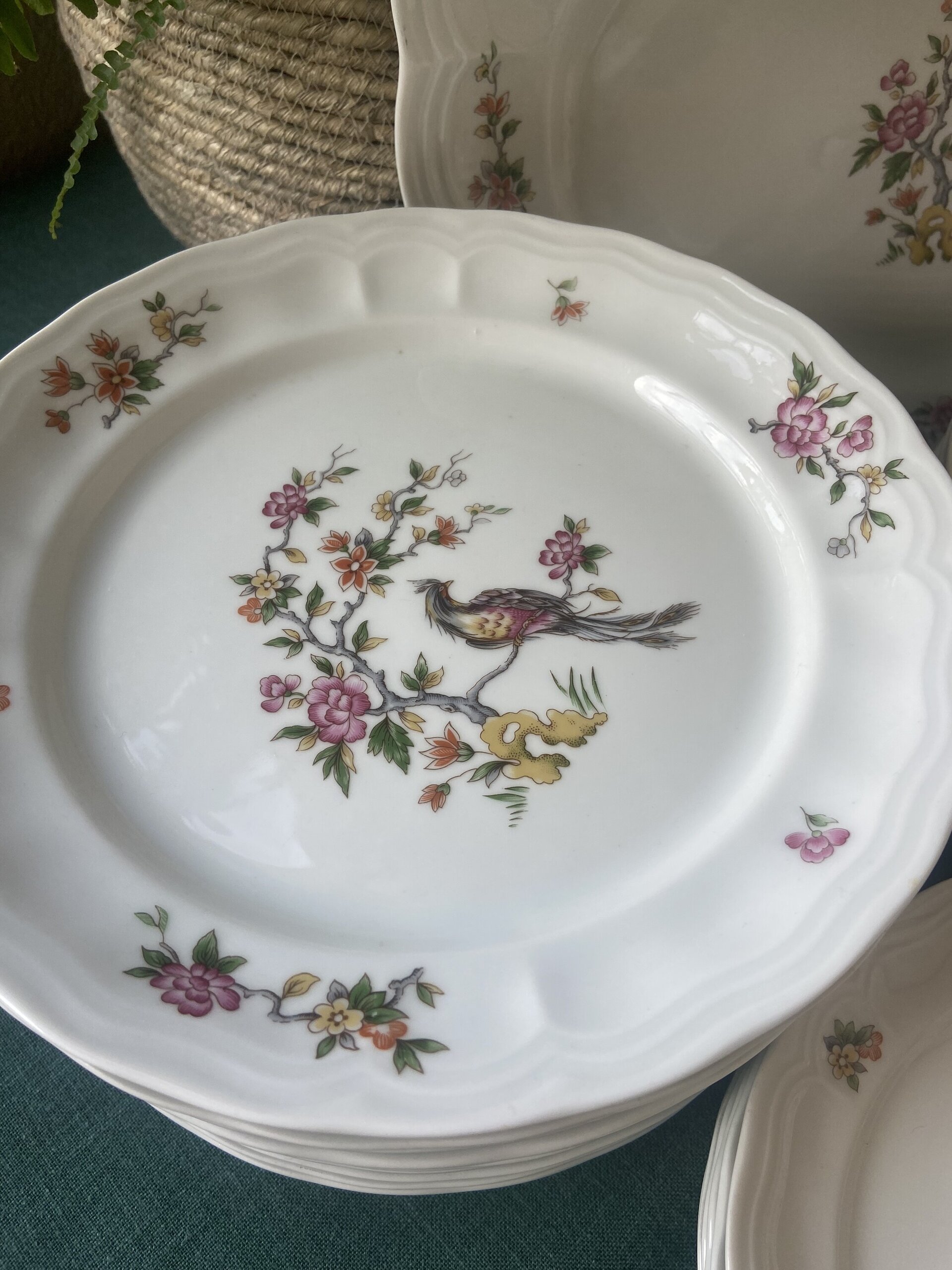 Vajilla en porcelana "Bidasoa" para 6 comensales.6 - 4