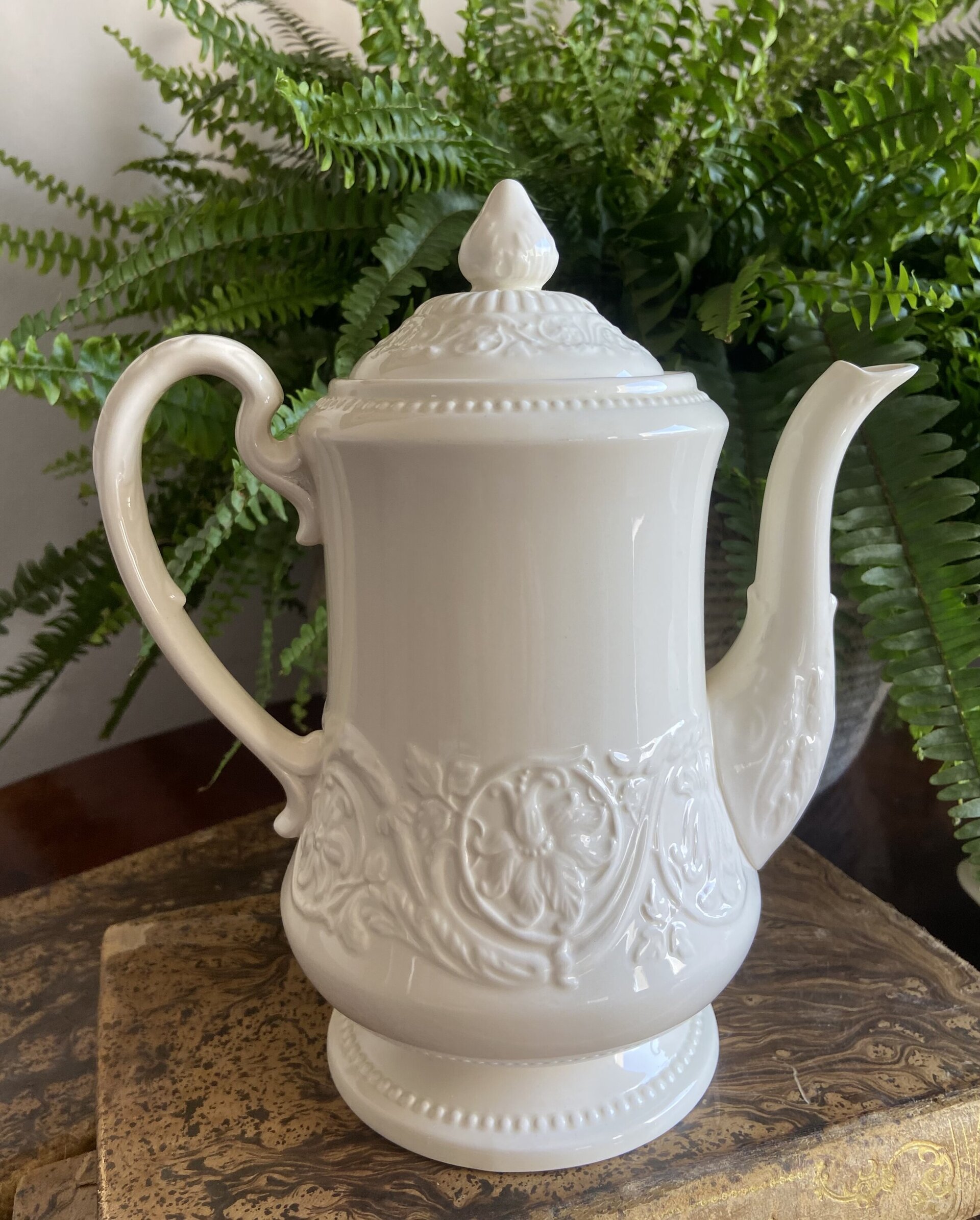 Cafetera en porcelana inglesa "Wedgwood" (mod. Barlaston) - 3