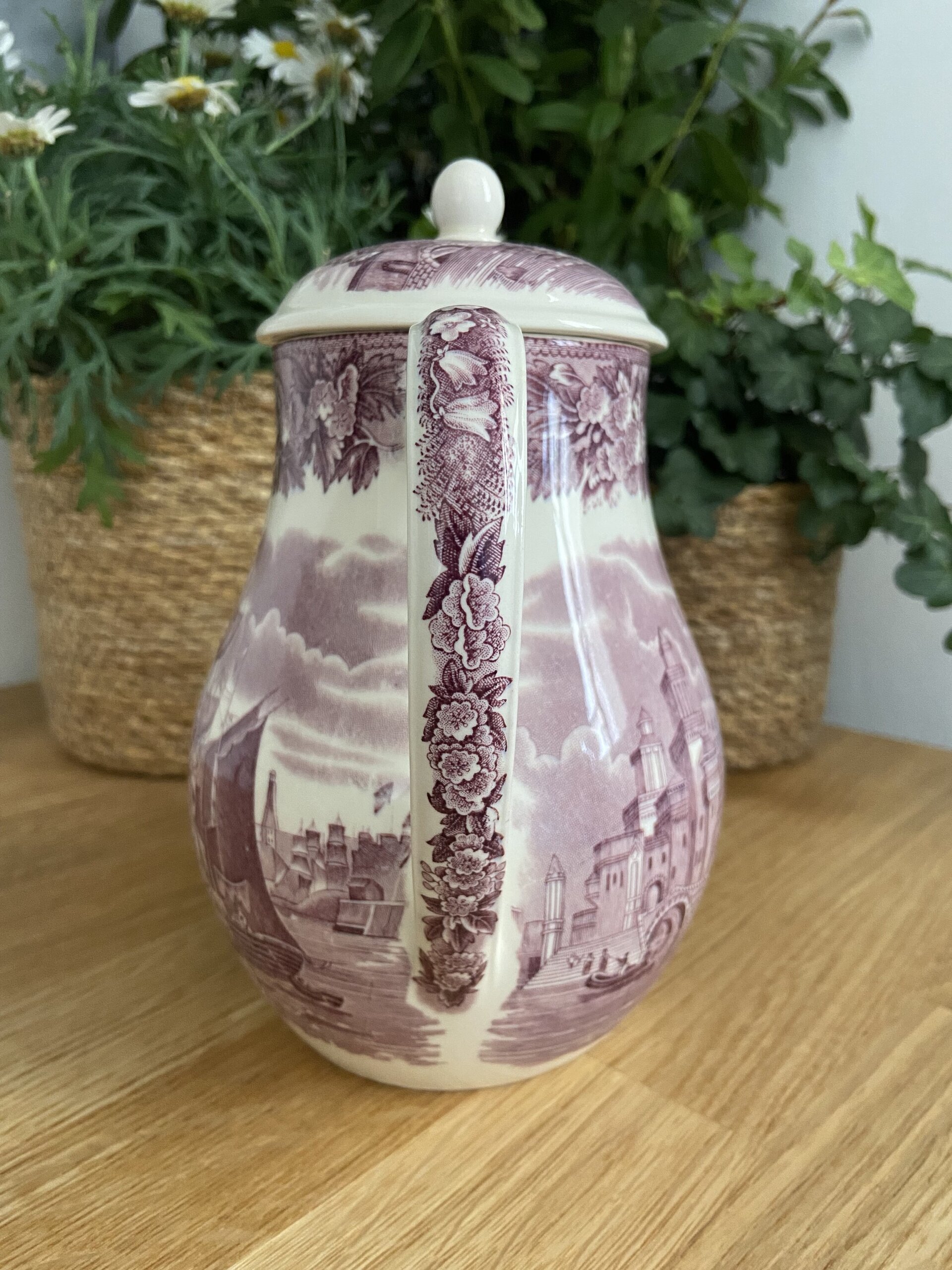 Tetera en loza inglesa "Wedgwood". - 2