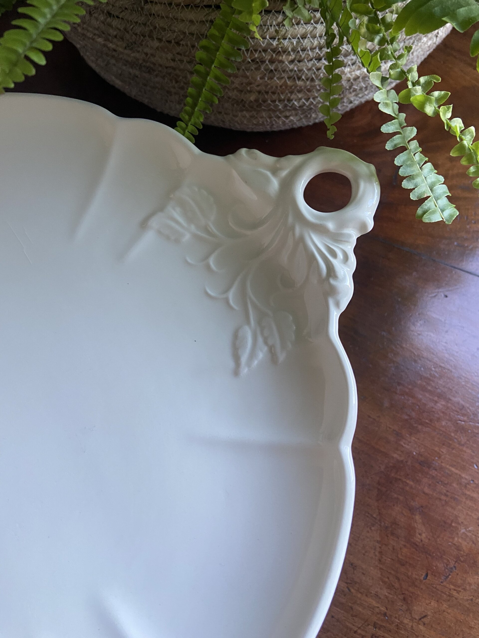 Fuente en loza "Pickman S.A." Sevilla. - 2