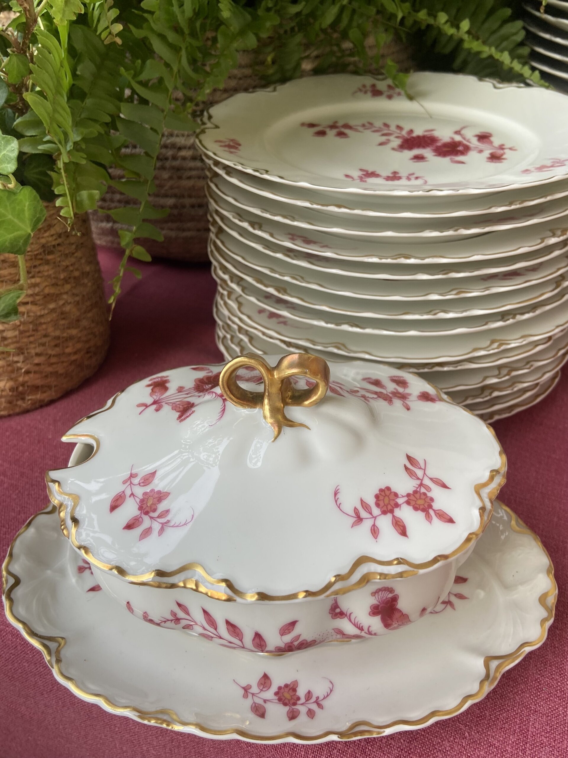 Vajilla en porcelana francesa de Limoges, "Haviland" - 4