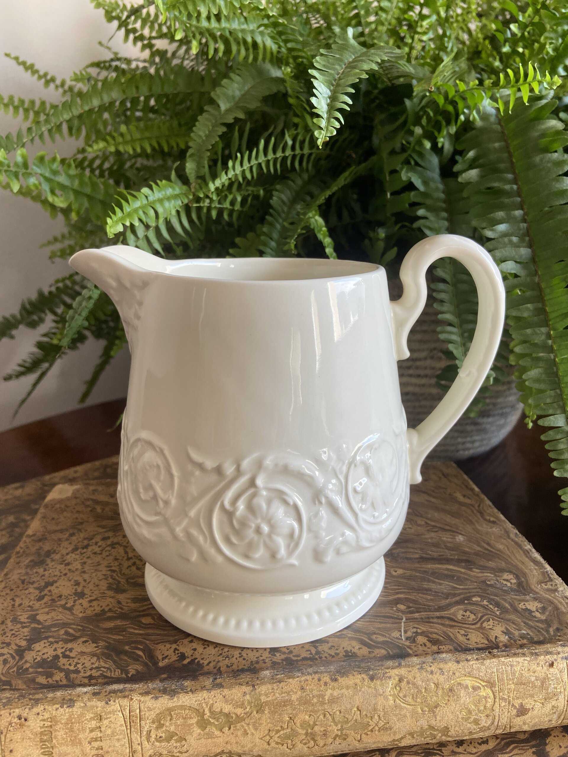 Jarra en porcelana inglesa "Wedgwood" (mod. Barlaston) - 3