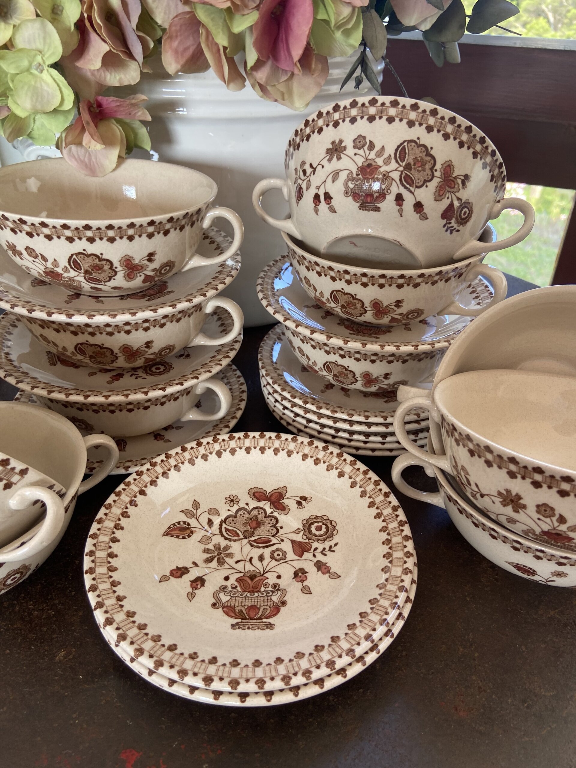 11 tazas consomé "Johnson Bros" - 5