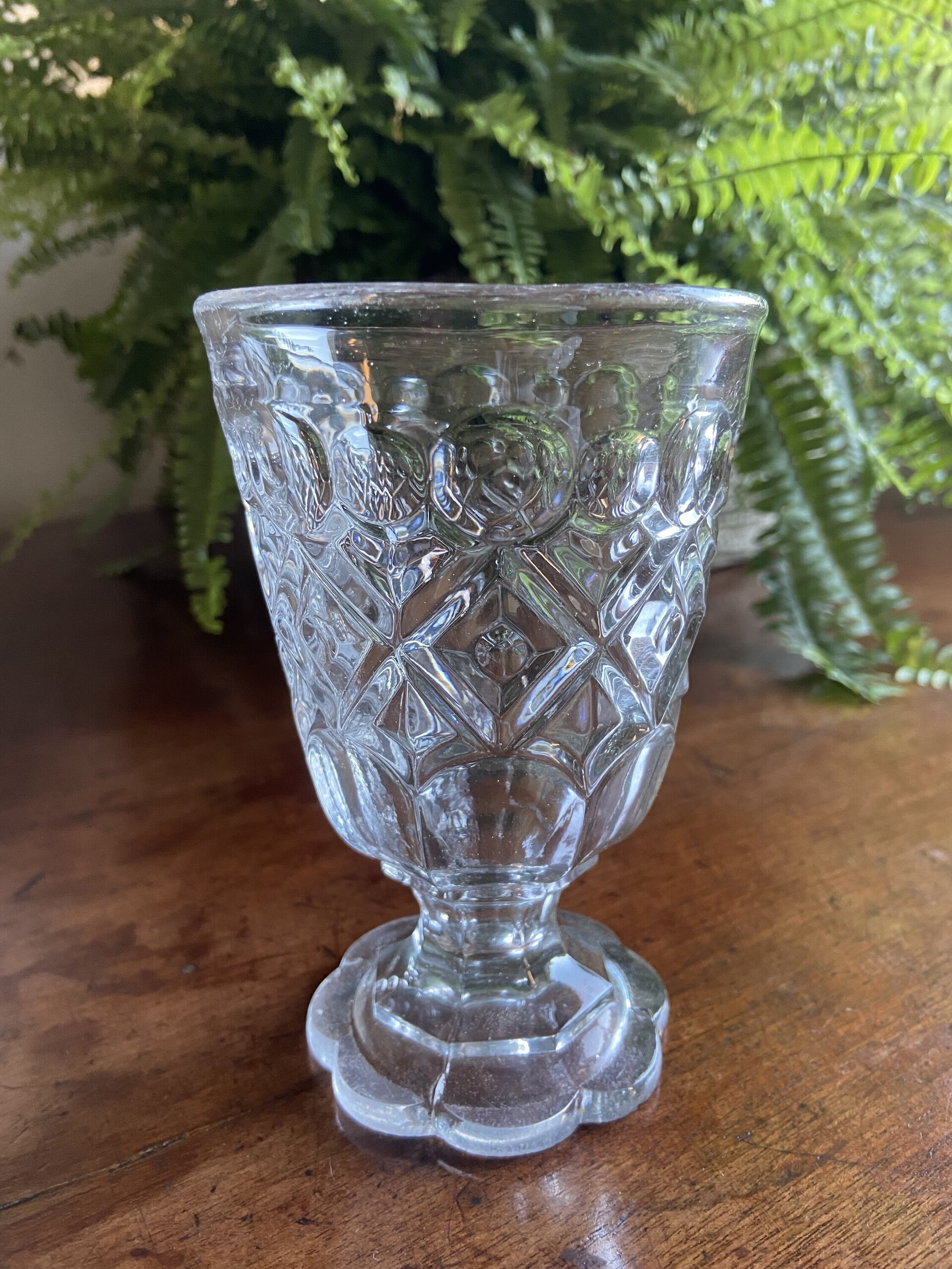 Copa huertana en vidrio de cristalerias "Santa Lucia" Murcia - 1