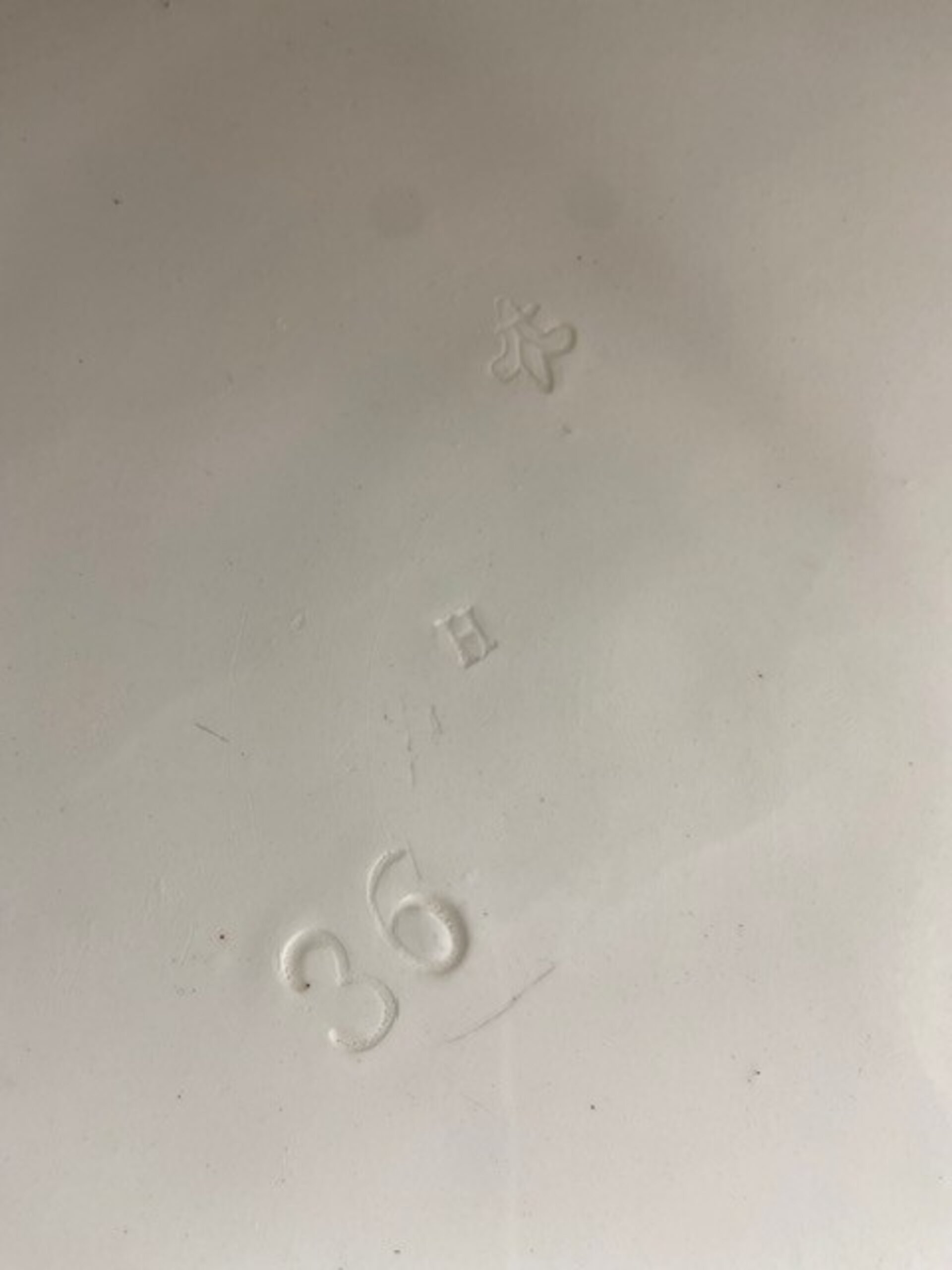 Bandeja redonda en cerámica "Mayólica" y barandilla de metal - 7