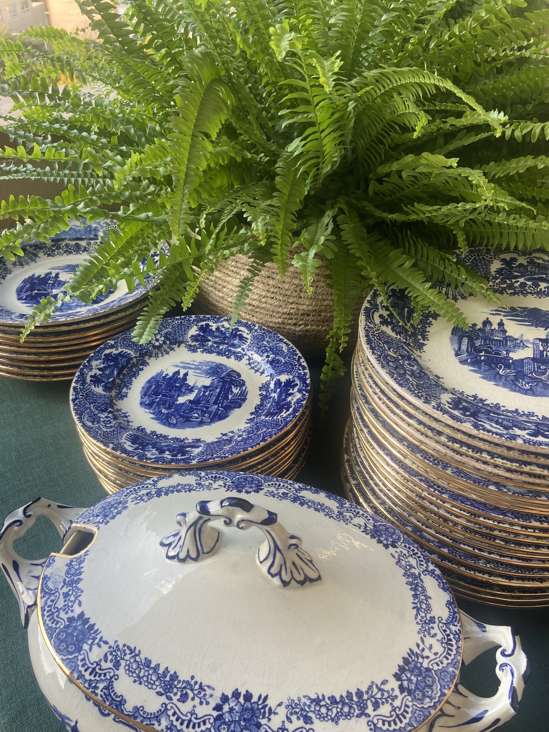 Vajilla "Pickman S.A." La Cartuja de Sevilla. (mod. Vistas). - 8