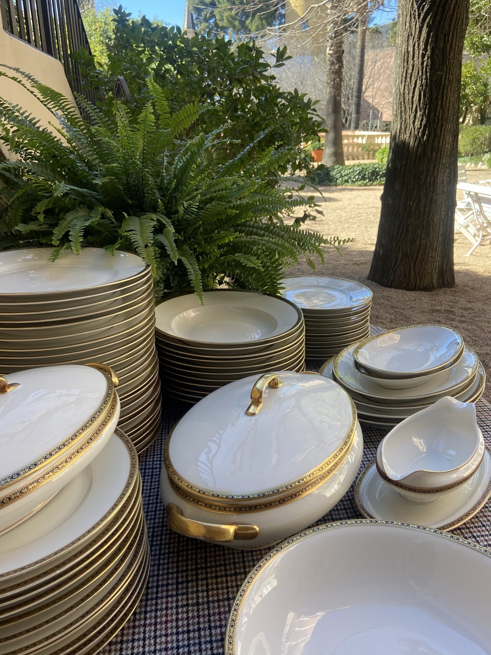 Vajilla en porcelana alemana "Hutschenreuther" Bavaria. - 4