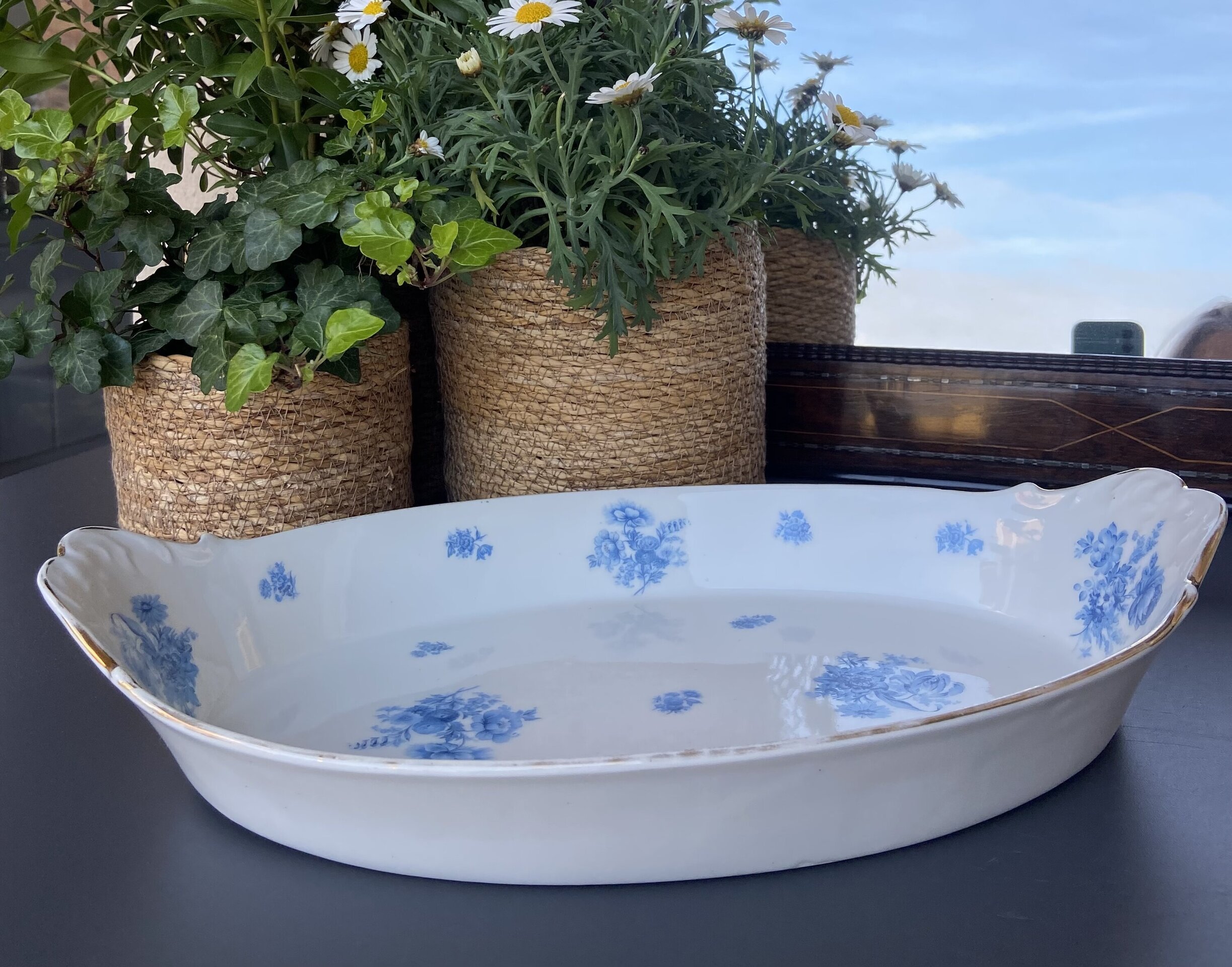 Fuente horno de porcelana"Aliminite Frugier " de Limoges - 4