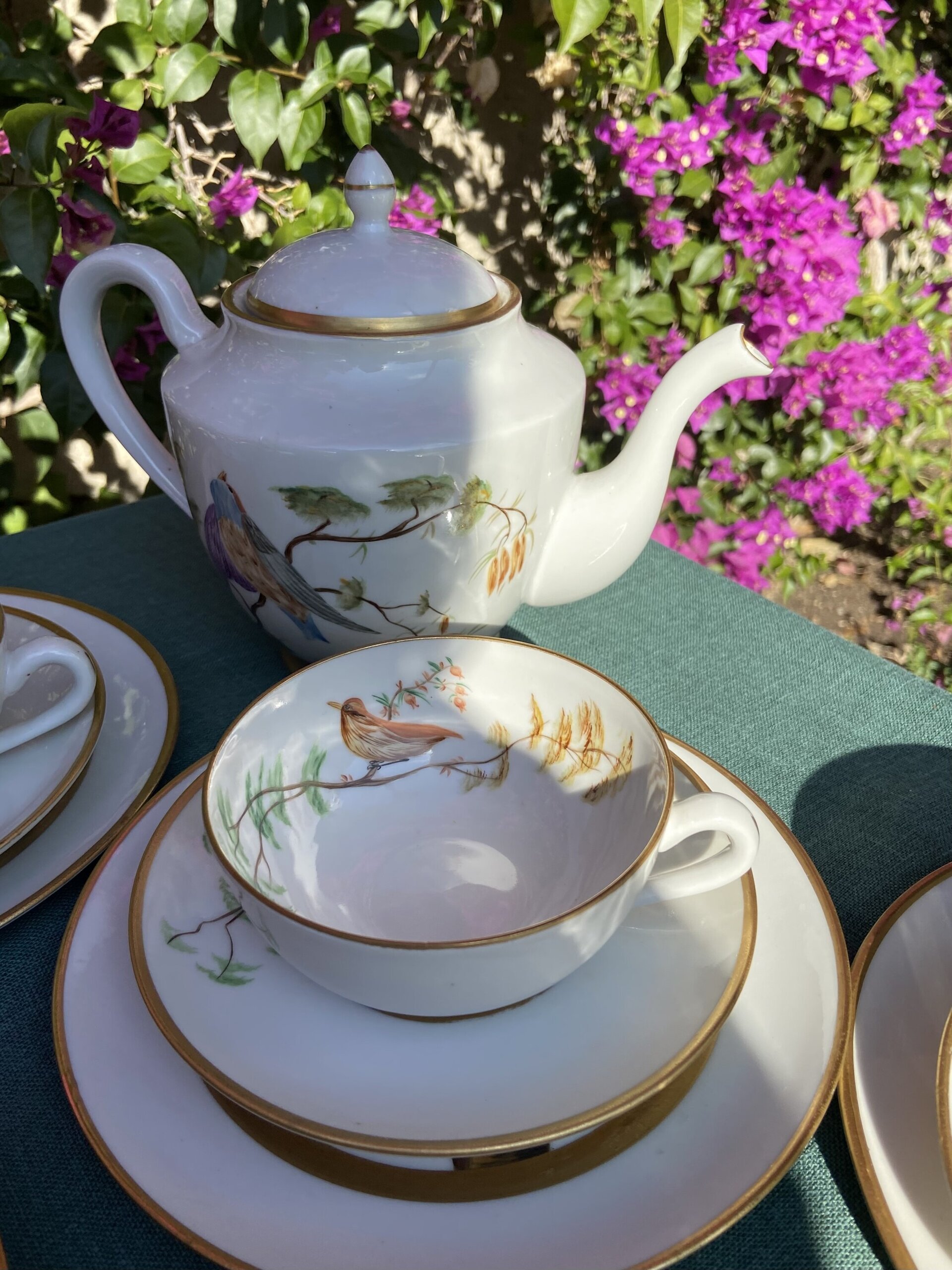 Juego de té en porcelana "Bidasoa". - 8