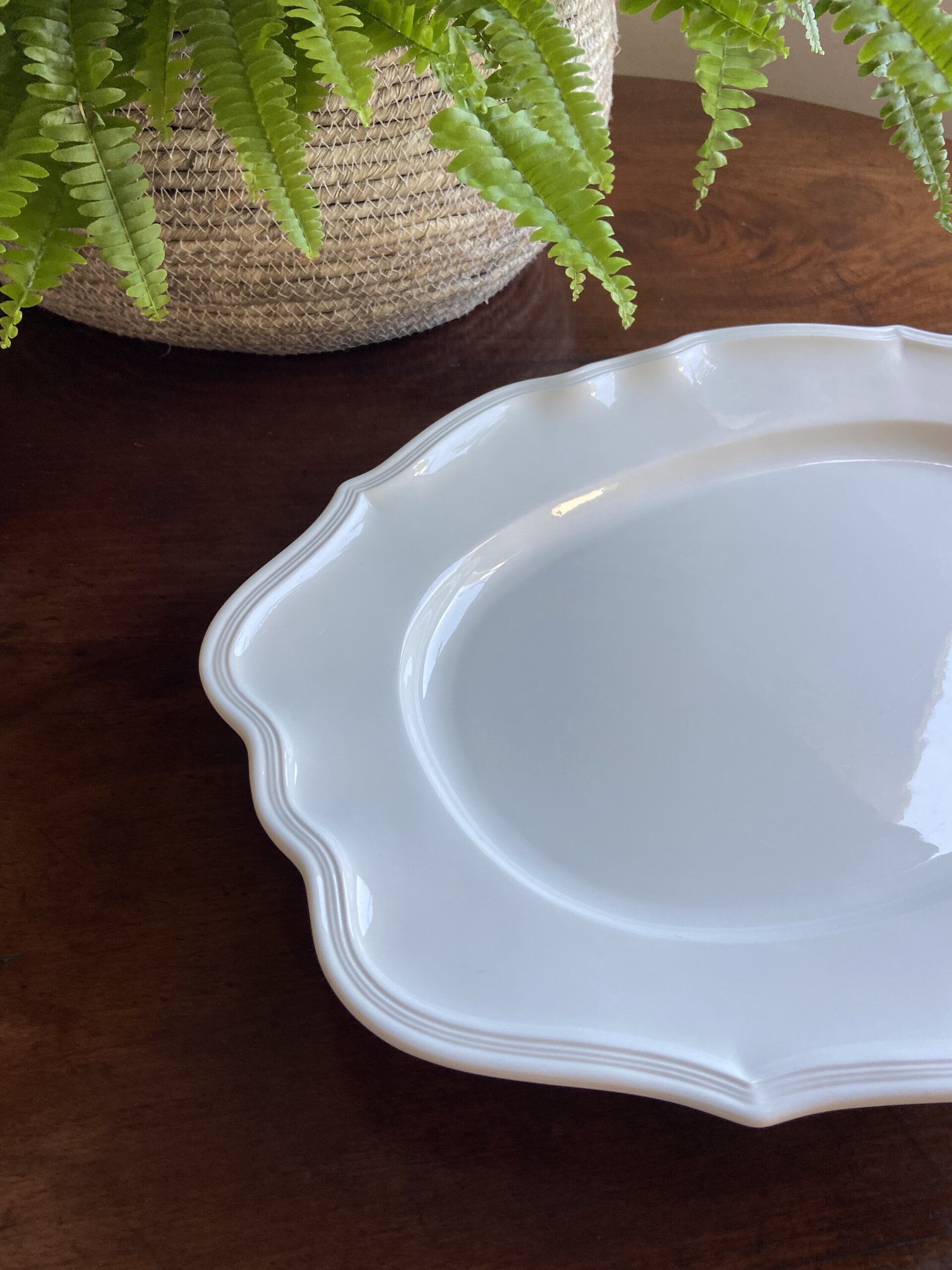 Fuente ovalada "Villeroy & Boch". - 5