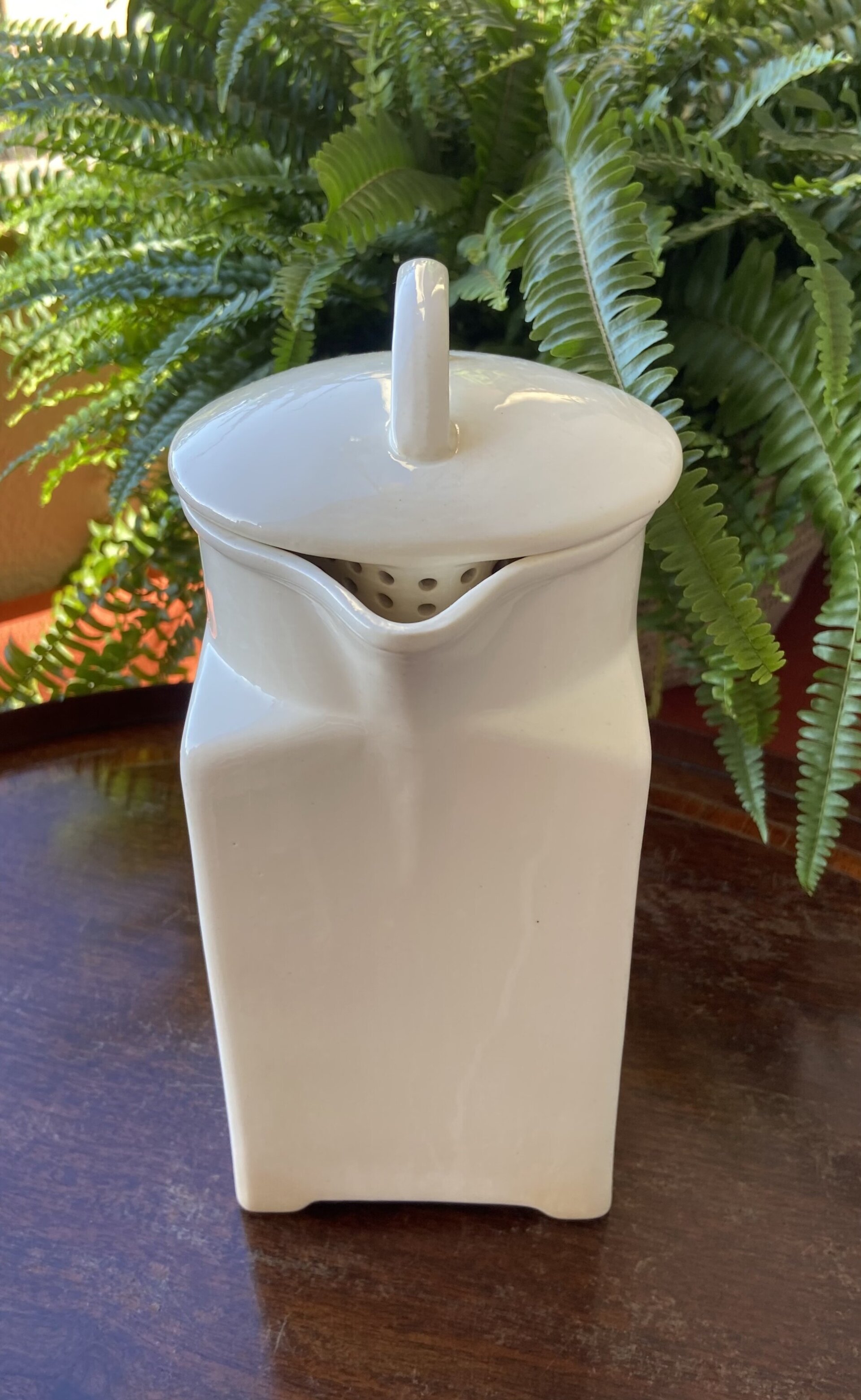 Jarra cuadrada el loza francesa - 5