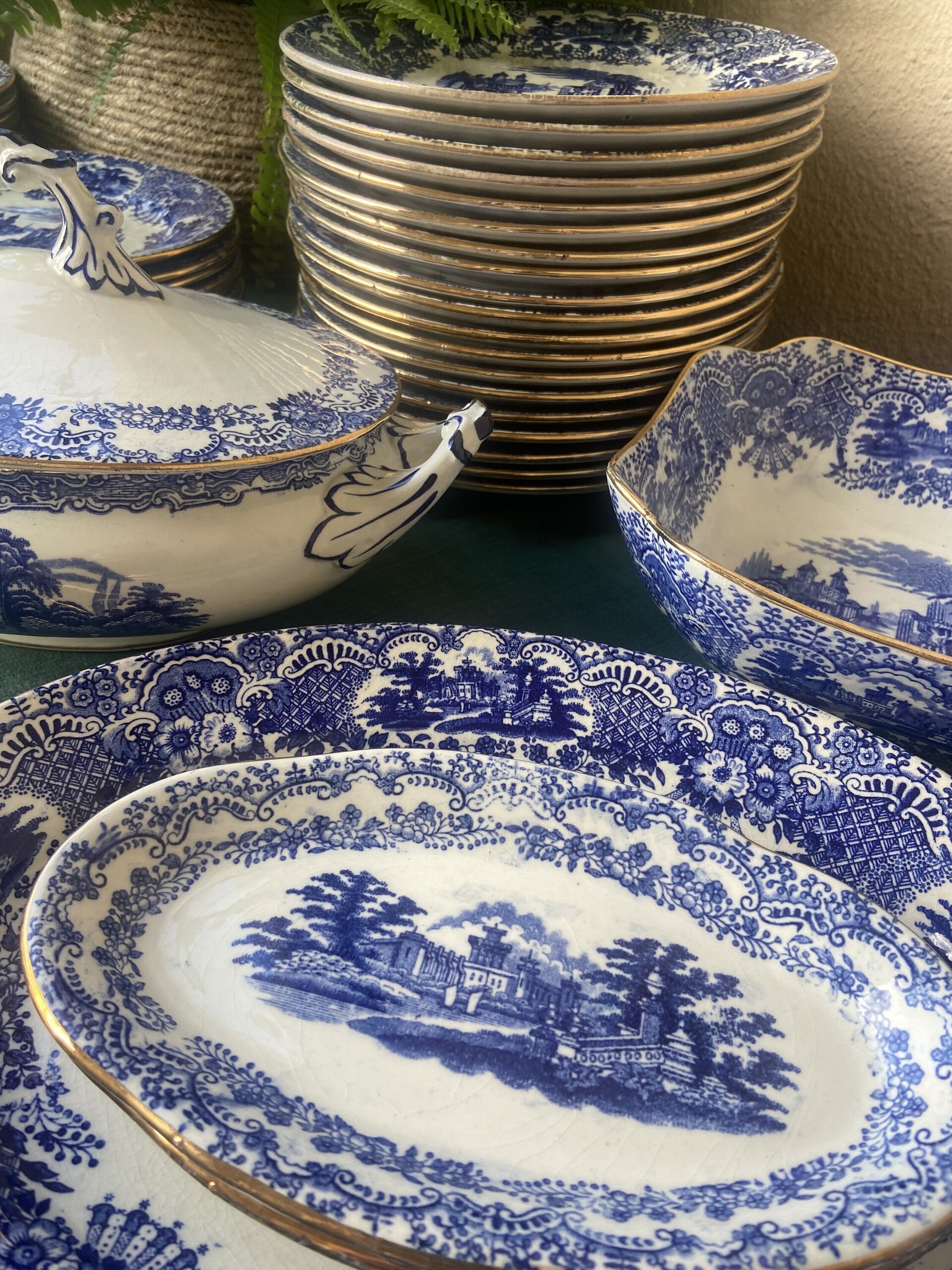 Vajilla "Pickman S.A." La Cartuja de Sevilla. (mod. Vistas). - 10