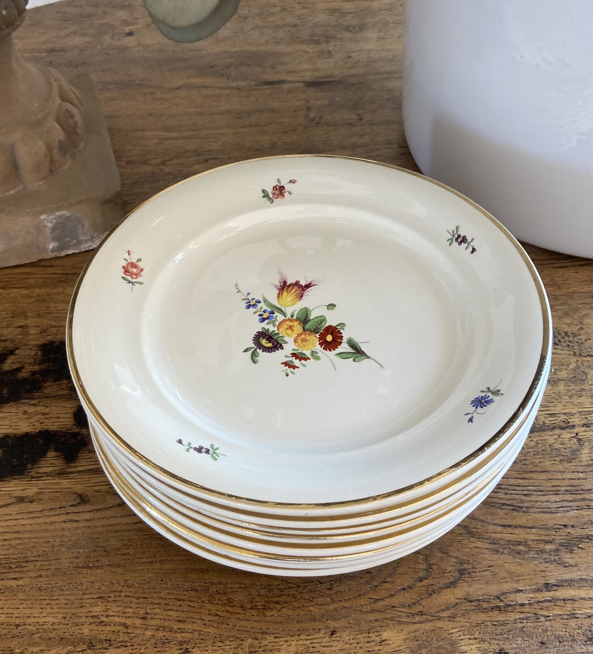8 platos merienda franceses "Villeroy & Boch". - 5