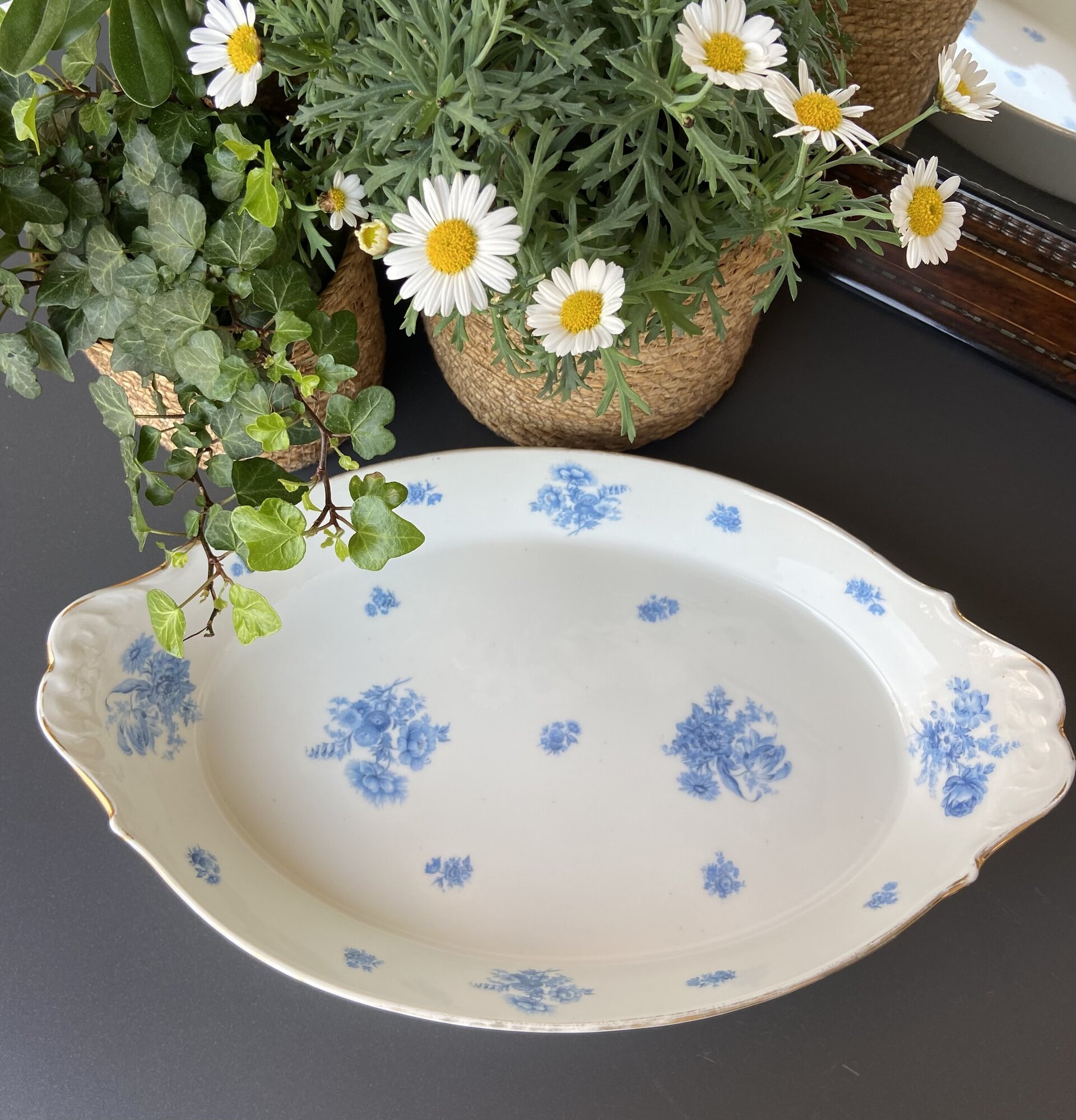 Fuente horno de porcelana"Aliminite Frugier " de Limoges - 3
