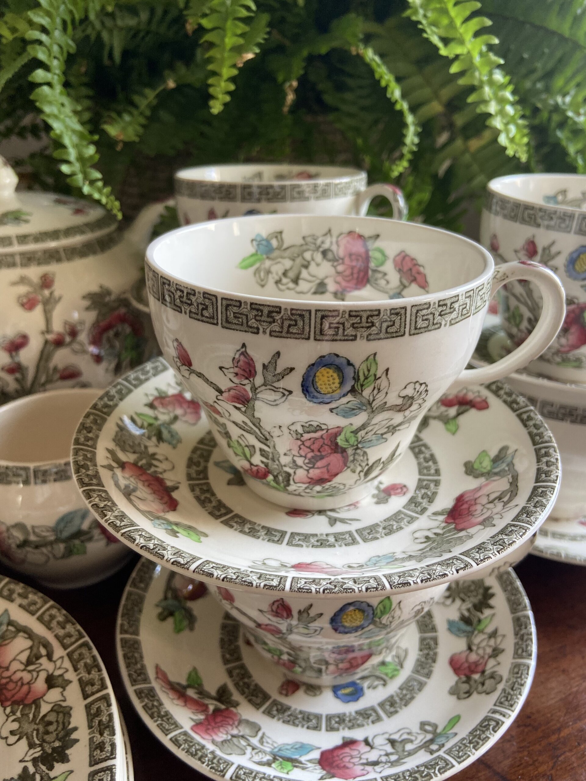 Juego de té en loza inglesa "Johnson Bros" - 3