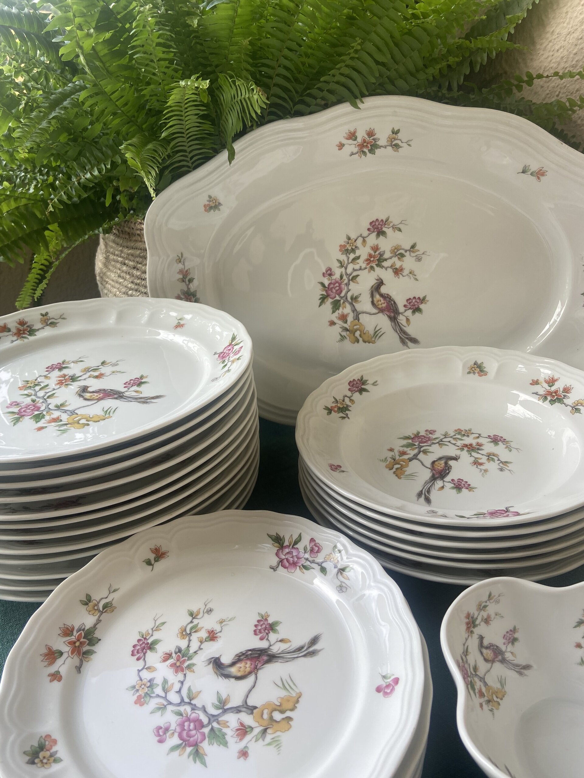 Vajilla en porcelana "Bidasoa" para 6 comensales.6 - 3