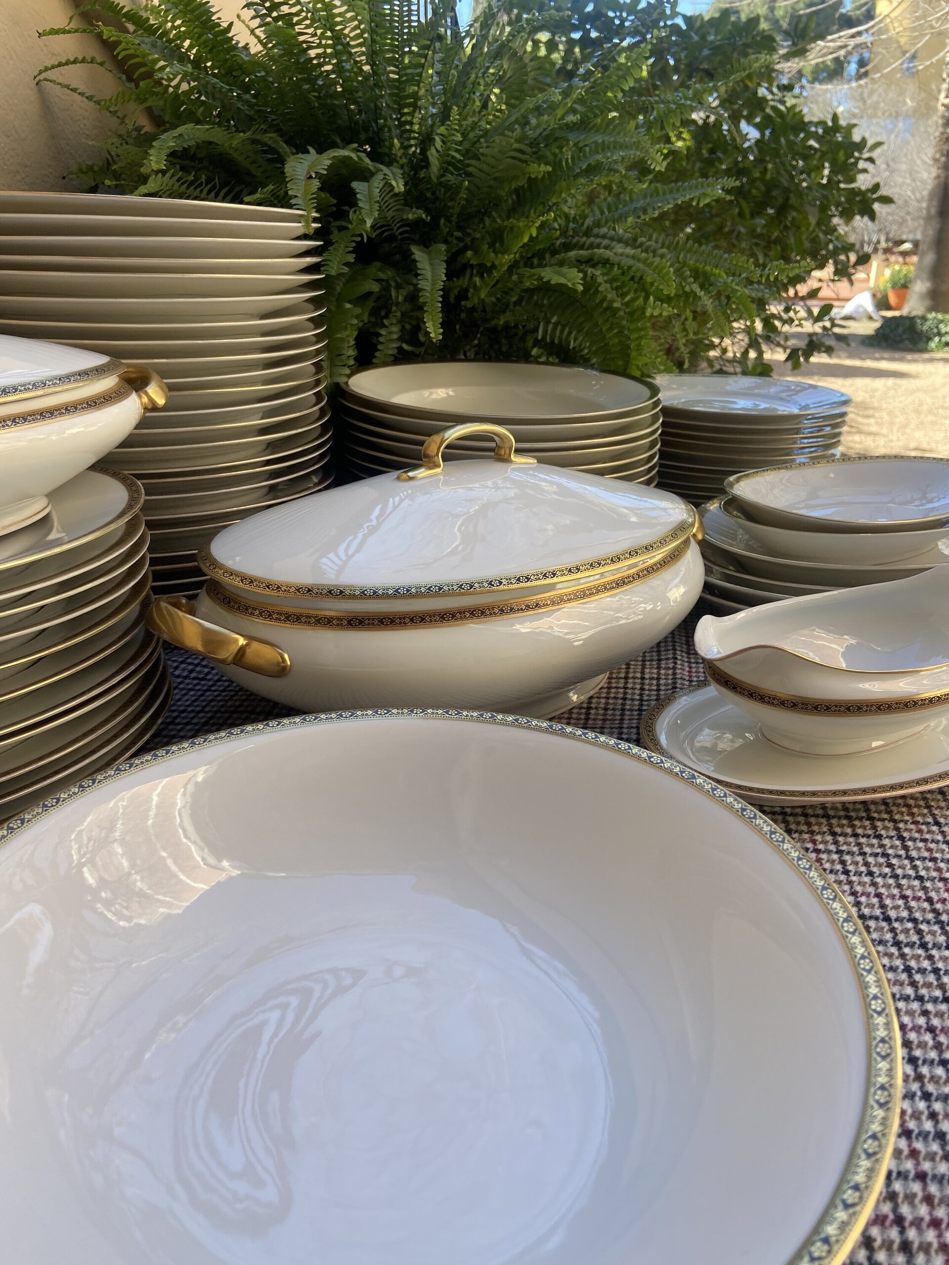 Vajilla en porcelana alemana "Hutschenreuther" Bavaria. - 5