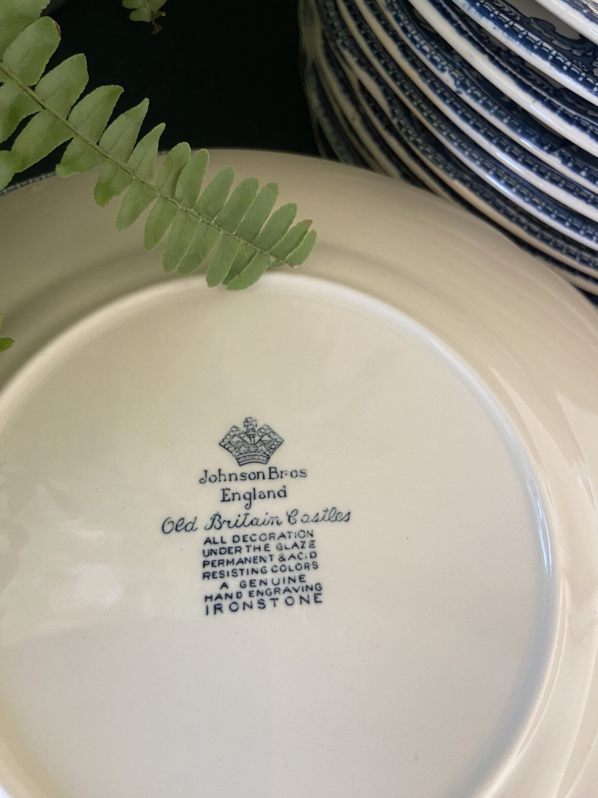 Vajilla en loza inglesa "Johnson Bros (mod. Britain Castles) - 7